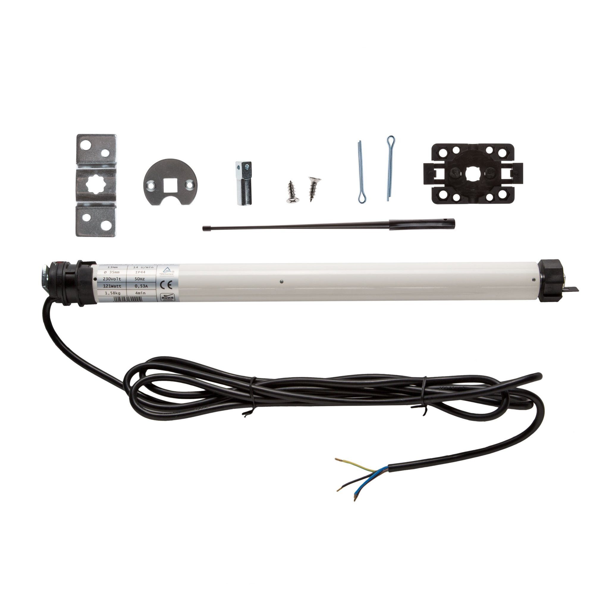 jarolift Rollladenmotor Rollladenmotor SL, SL35 13/14 (13 Nm / SW40), (Packung, 1 St), 40 mm, 13 Nm