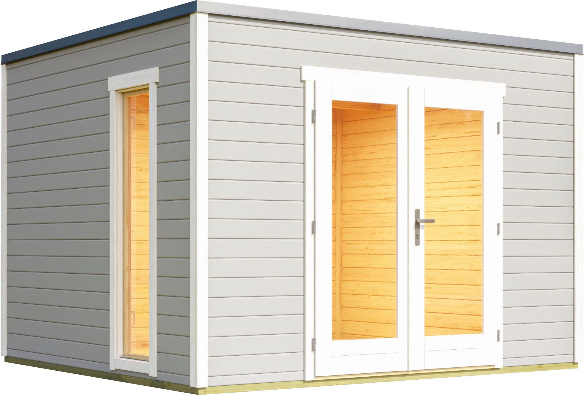 LASITA MAJA Gartenhaus PALERMO 1, BxT: 300x302 cm, (Set, inkl. Fussbodenbretter zum verlegen)