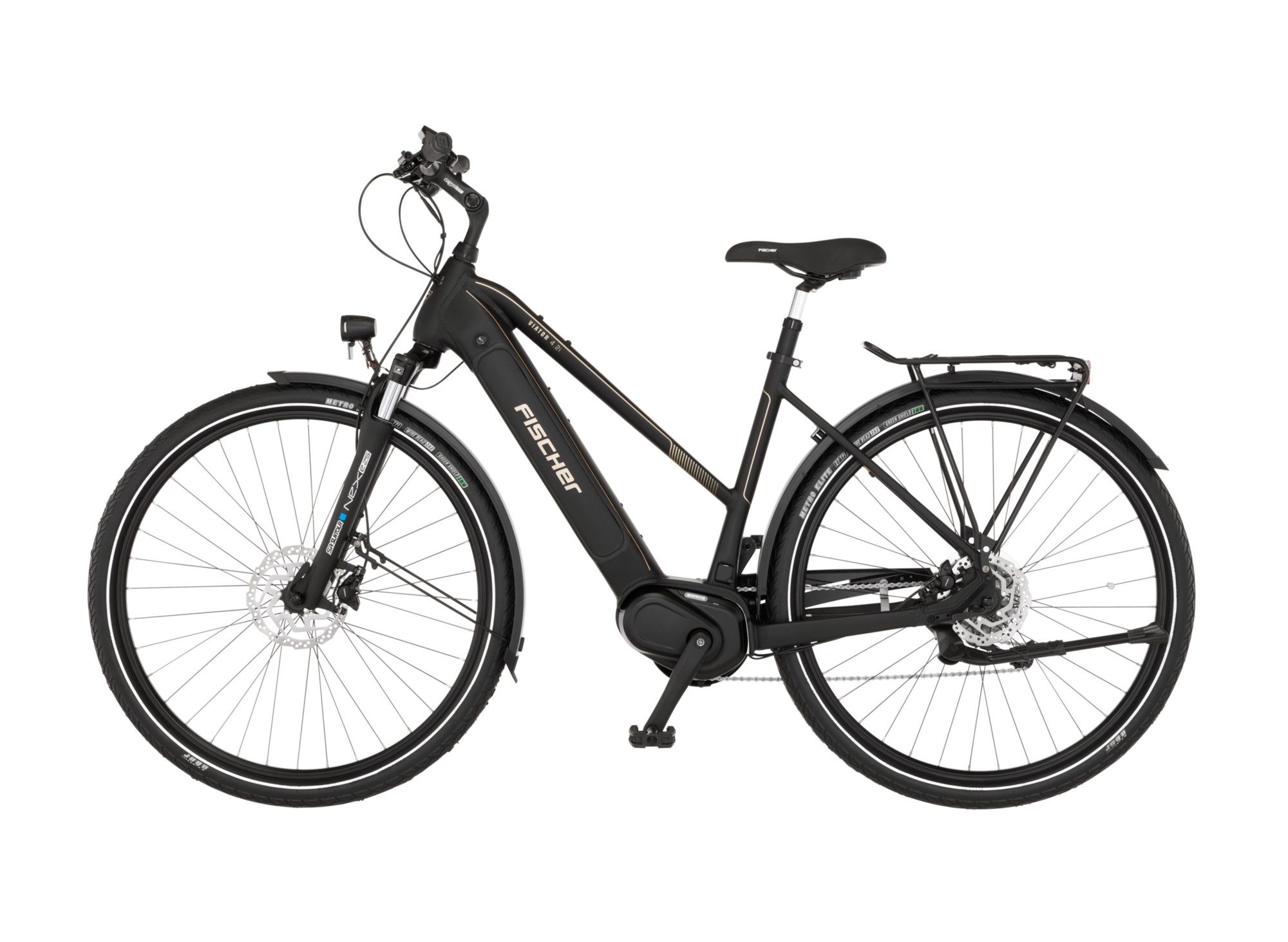 FISCHER Fahrrad E-Bike Trekkingrad VIATOR 4.2i 630 ACTIVE, 9 Gang Shimano, Mittelmotor, 630 Wh