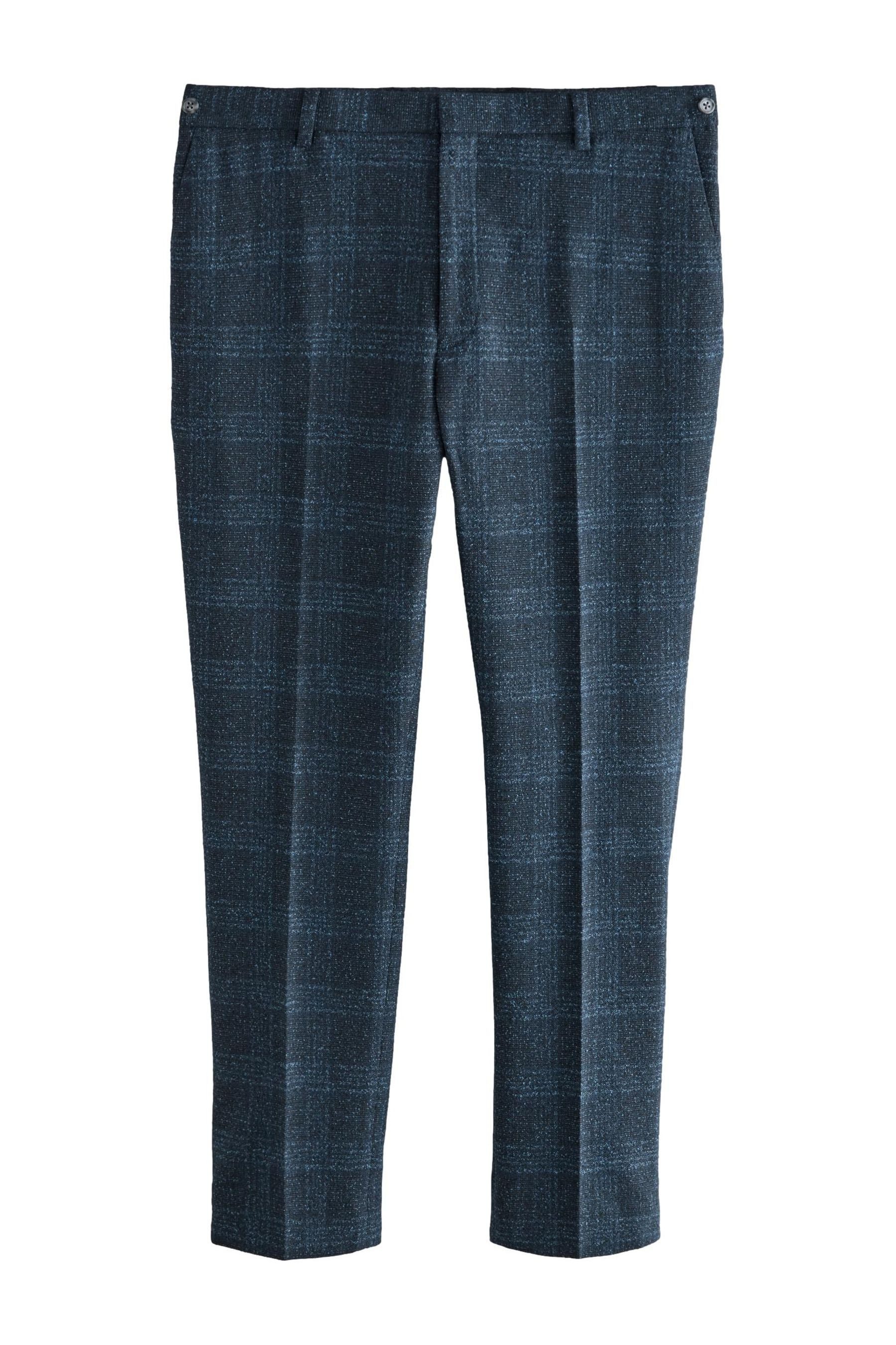 Anzughose Karierter Anzug im Slim-Fit: Hose