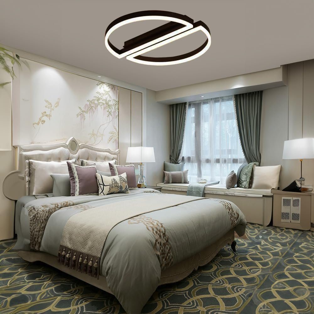 DOPWii Deckenleuchte LED-Deckenleuchte, für Schlafzimmer dimmbar Mit Fernbedienung
