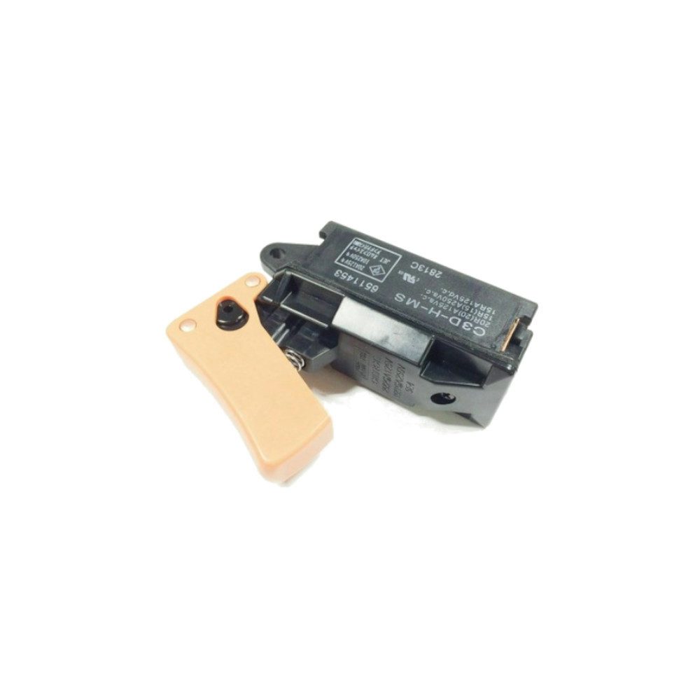 Trade-Shop Schalter Switch passend für Makita HM 1500, HR 3520, HR 3820, HR 3850, Ersatzteil für Bohrhammer / Stemmhammer / Meißelhammer