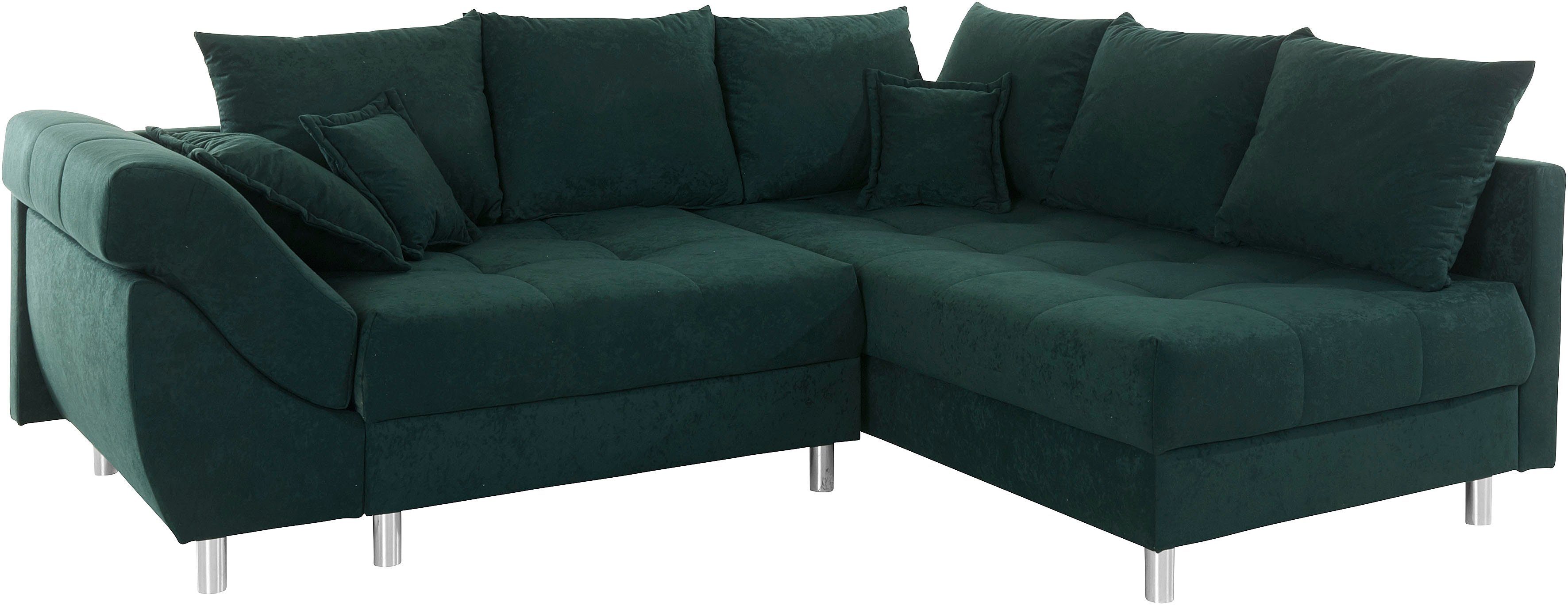 COLLECTION AB Ecksofa links inklusive oder rechts Joseli, montierbar Federkern, Recamiere