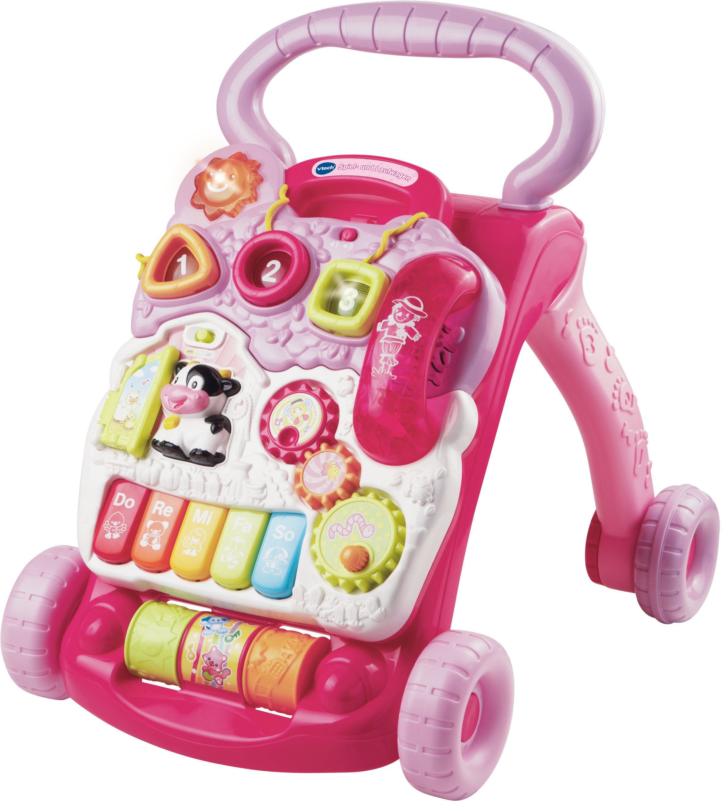 Vtech® Lauflernwagen VTechBaby, Spiel-und Laufwagen, mit 11 Kindermelodien