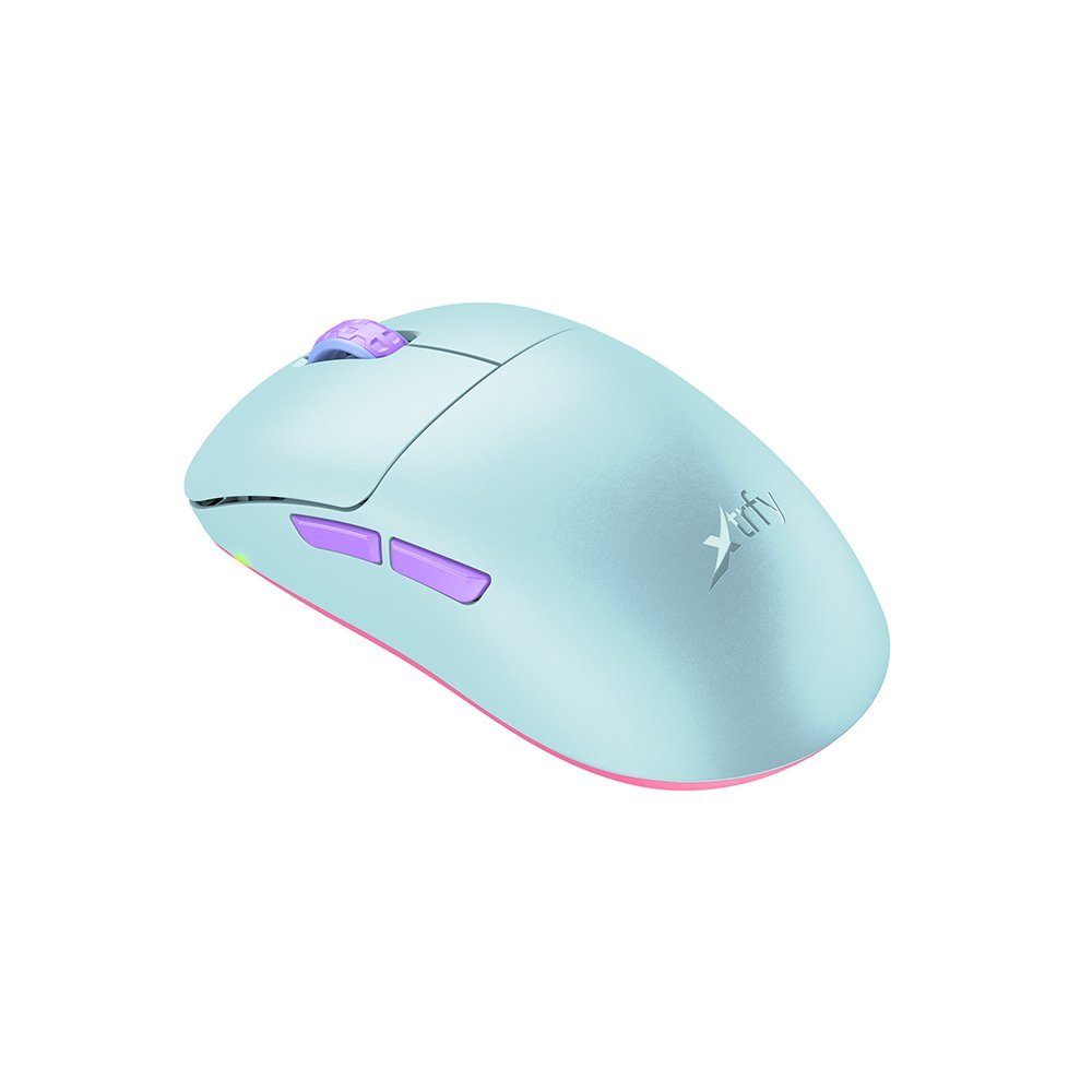 Cherry Xtrfy M8 Wireless Frosty Mint Gaming-Maus (kabelgebunden, kabellos, ultraleichte Gaming-Maus)