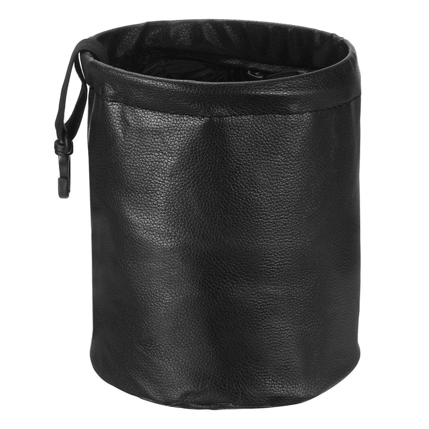LuxusKollektion Mülleimer Auto Mülleimer faltbar 0.9 Gallon Schwarz