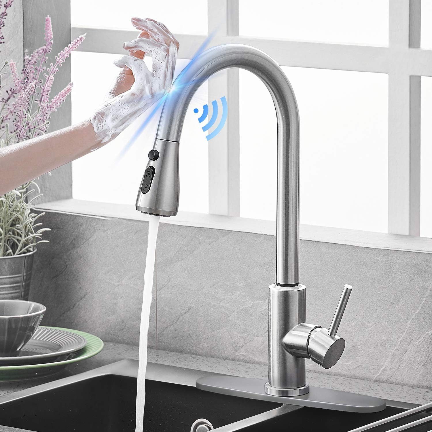 ZREE Waschtischarmatur Touch Sensor Wasserhahn Armatur günstig online kaufen