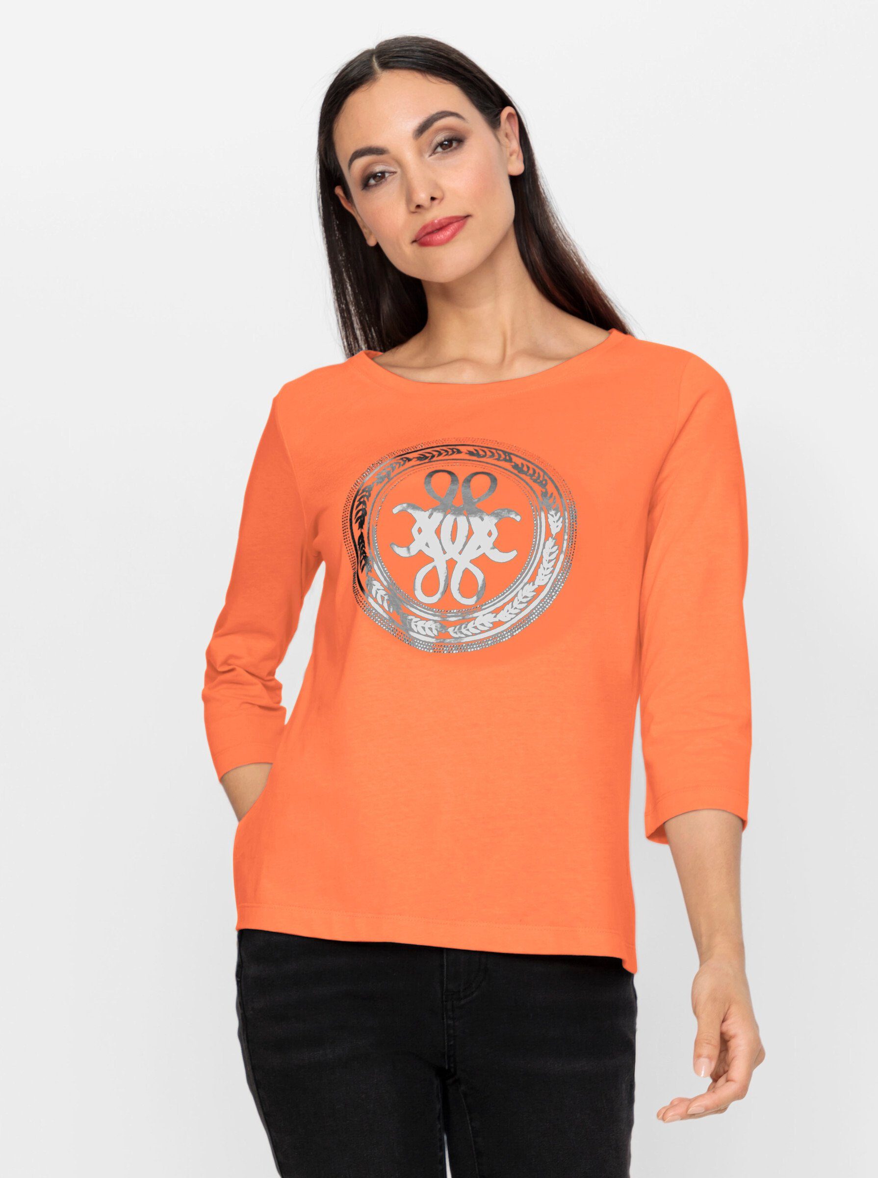 heine T-Shirt orange
