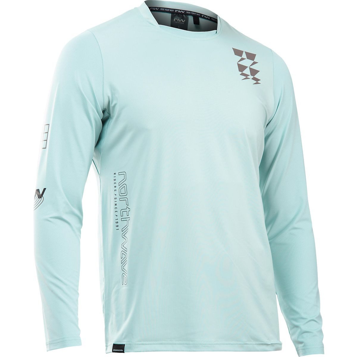 Northwave Radtrikot Bomb Jersey Long Sleeve Die Vorder- und Rückseite dieses Trikots wurden aus unterschiedlichen