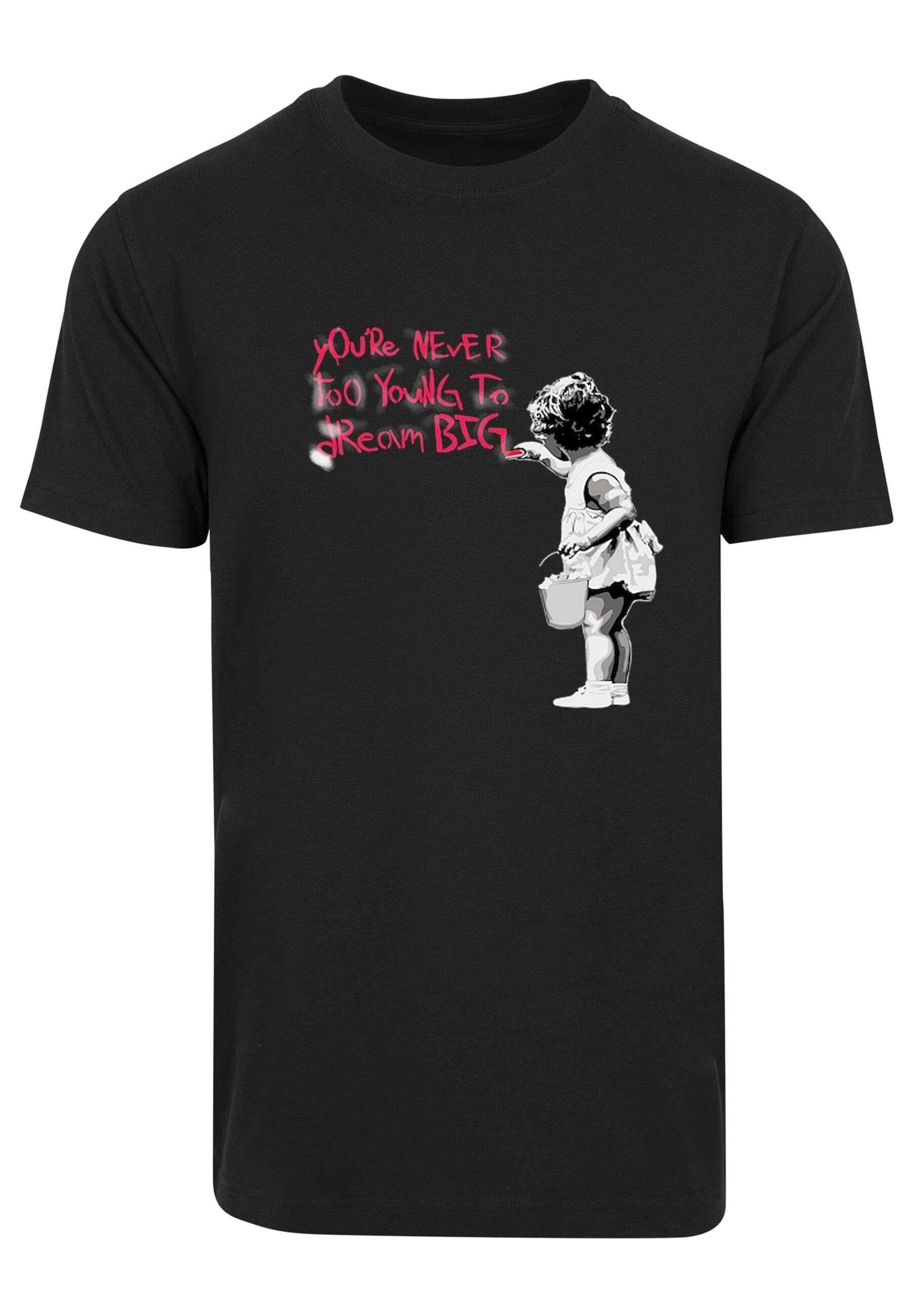 Merchcode T-Shirt Herren Dream Big T-Shirt (1-tlg) black