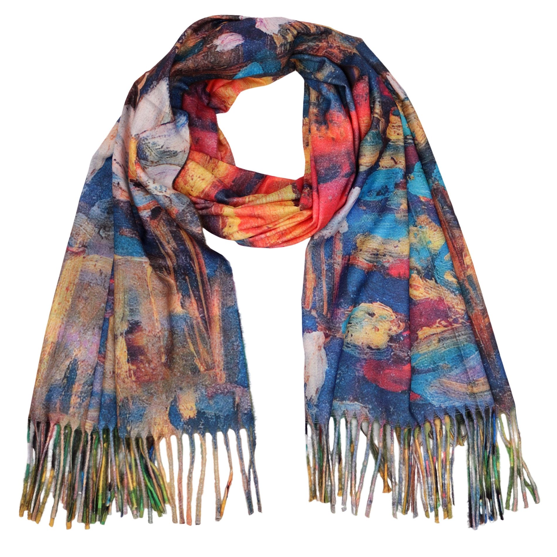 MIRROSI Modeschal weicher und warmer Schal ca.70x180cm, zweiseitig tragbar, günstig online kaufen