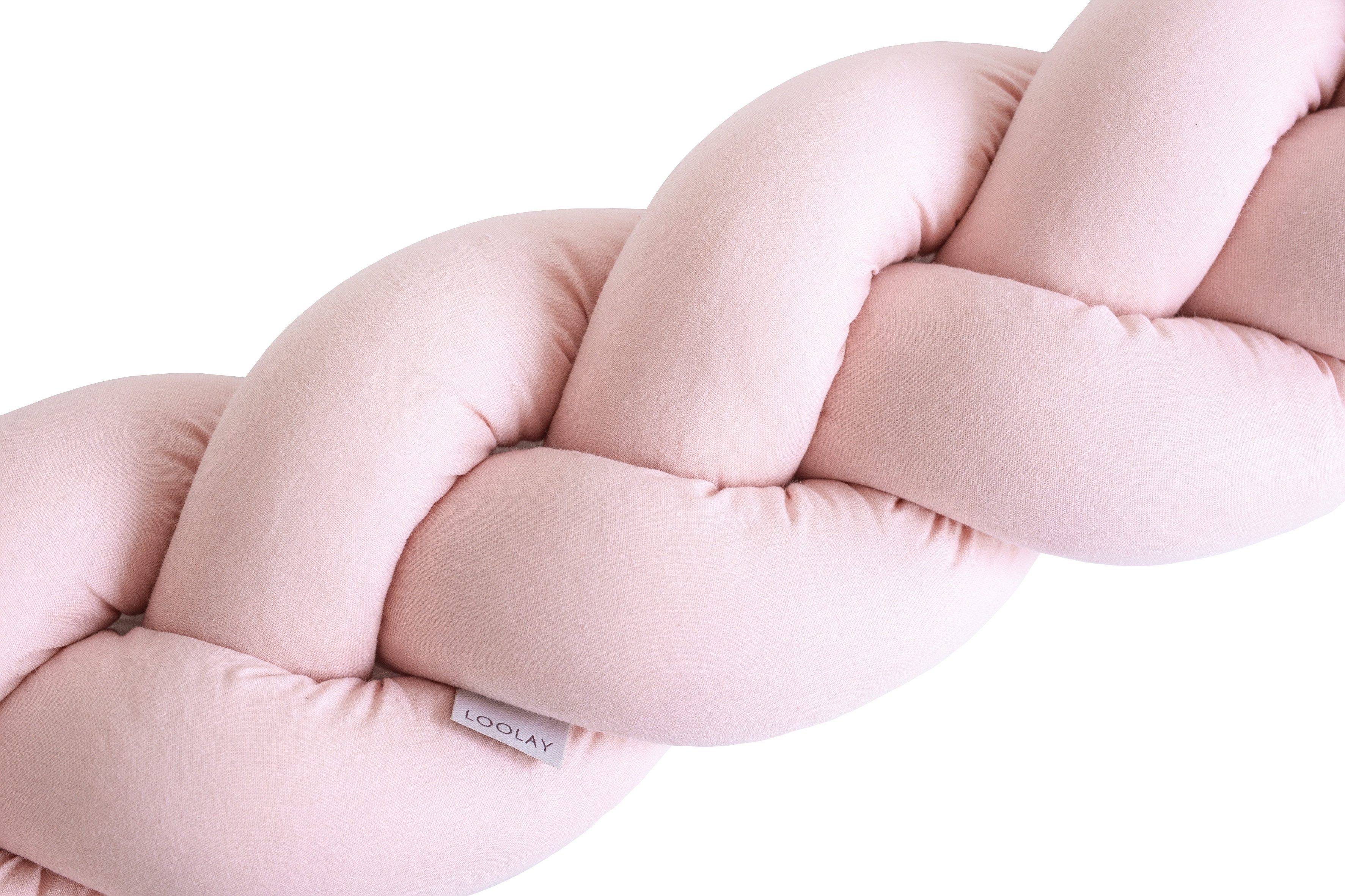 Loolay Nestchenschlange Geflochtenes Kissen Zierkissen Dekokissen Bettumran günstig online kaufen