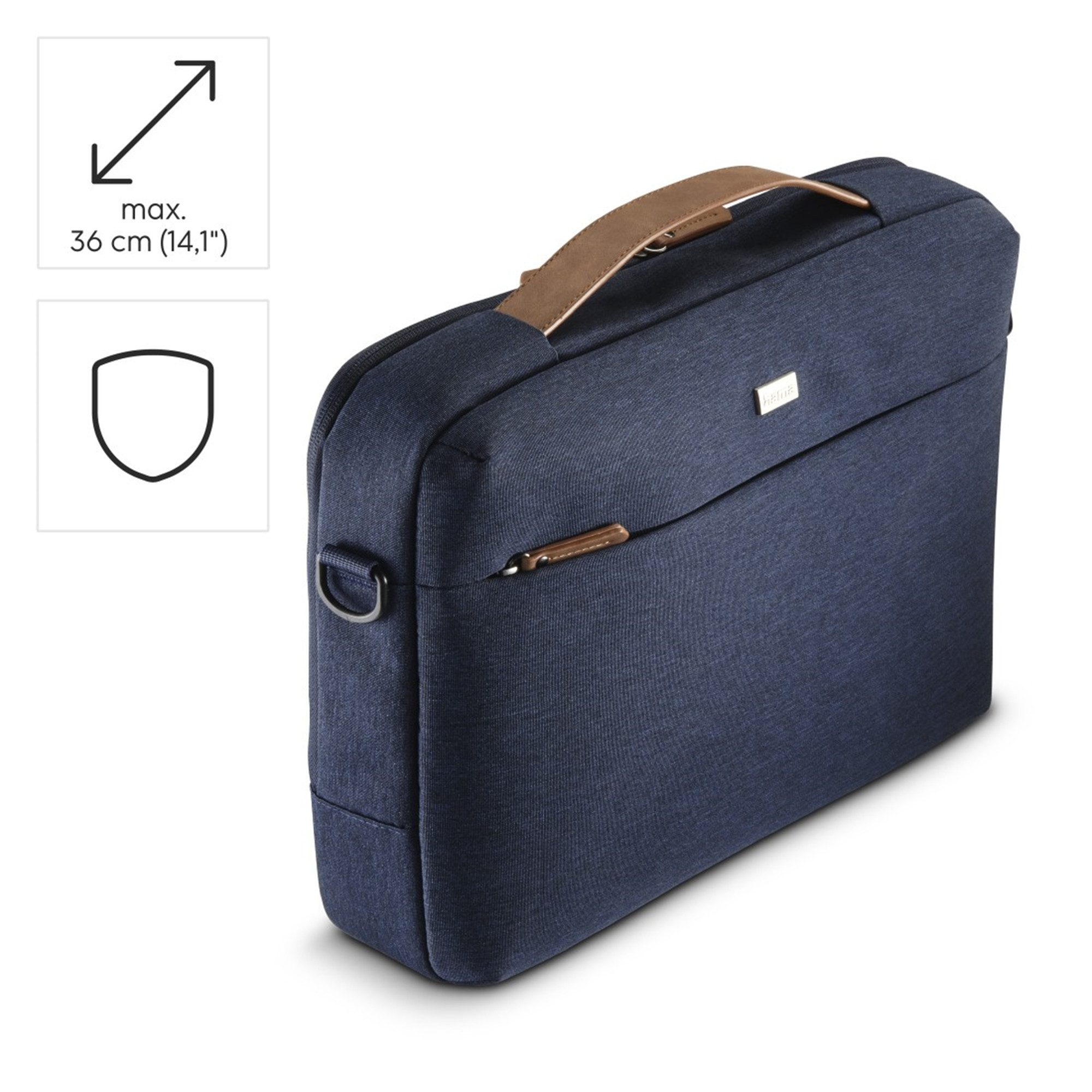 Hama Laptoptasche Casual, bis 36 cm (14,1), Blau (1-tlg)