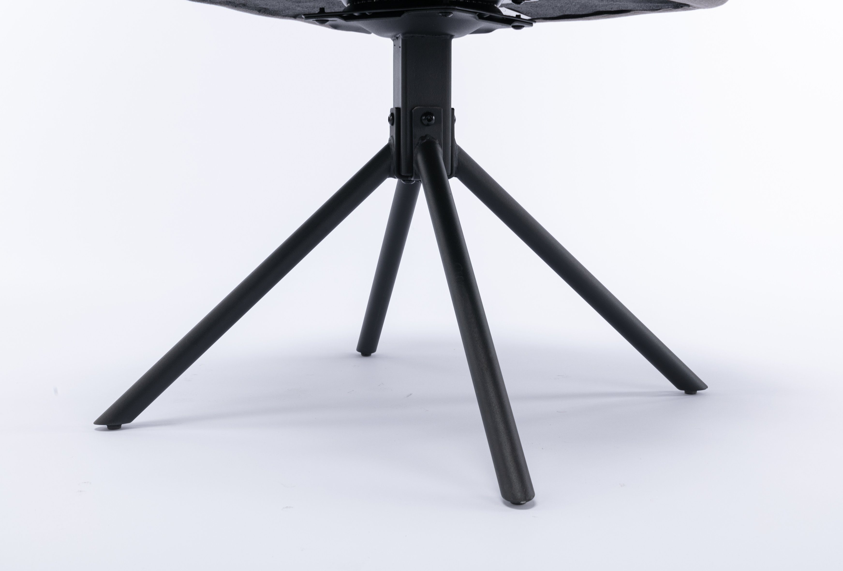 ELLA (2er-Set), 360° Beine Esszimmerstuhl aus Metall, Sitzschale, verschiedenen in byLIVING Stoffen drehbare