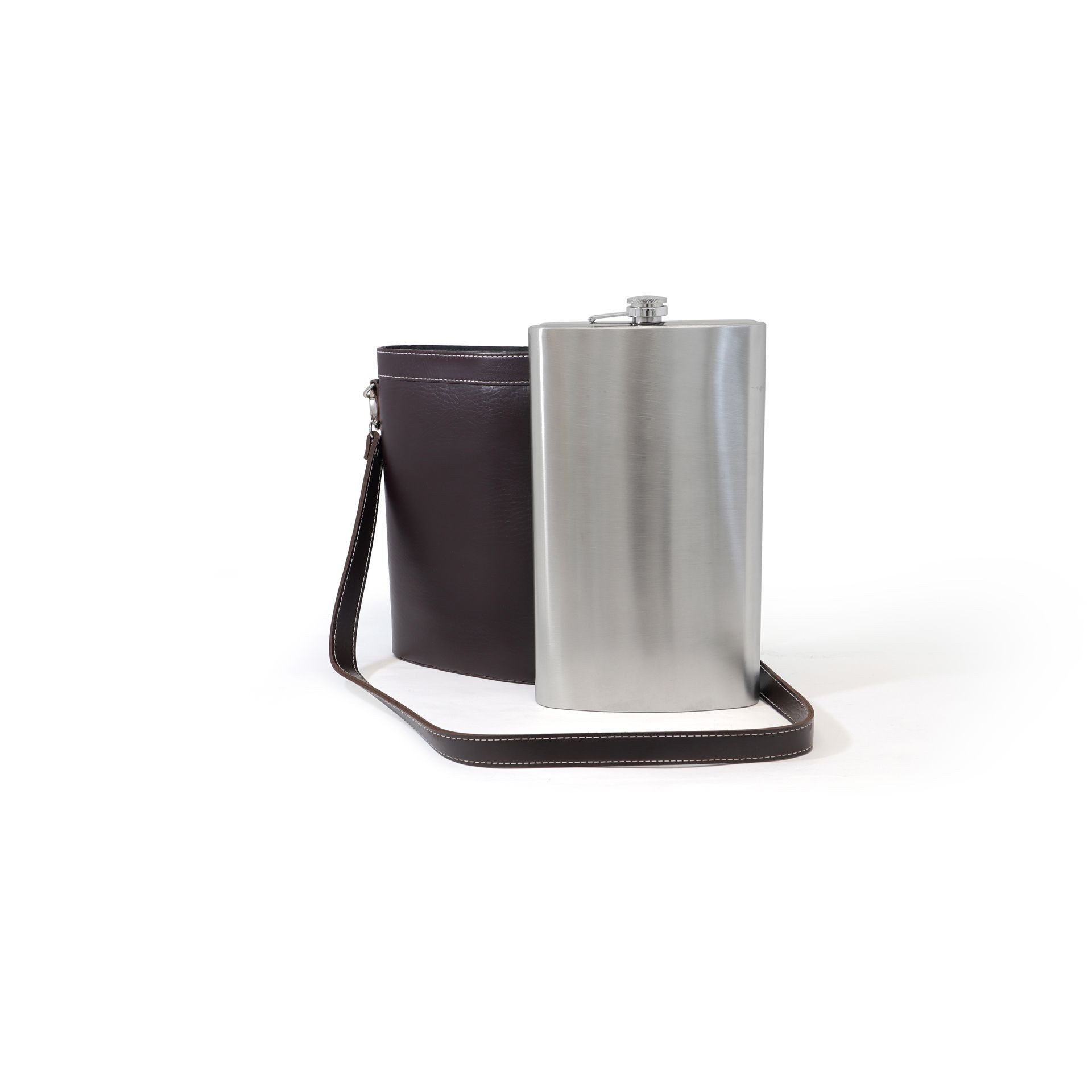 Origin Outdoors Flachmann Origin Outdoors Flachmann „Buddy“ 1,8 L Edelstahl mit Tasche