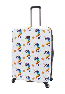 Saxoline® Koffer Unicorn, mit praktischem Zahlenschloss