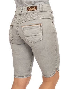 Hangowear Trachtenhose Jeans Bermuda OVIDA hellgrau