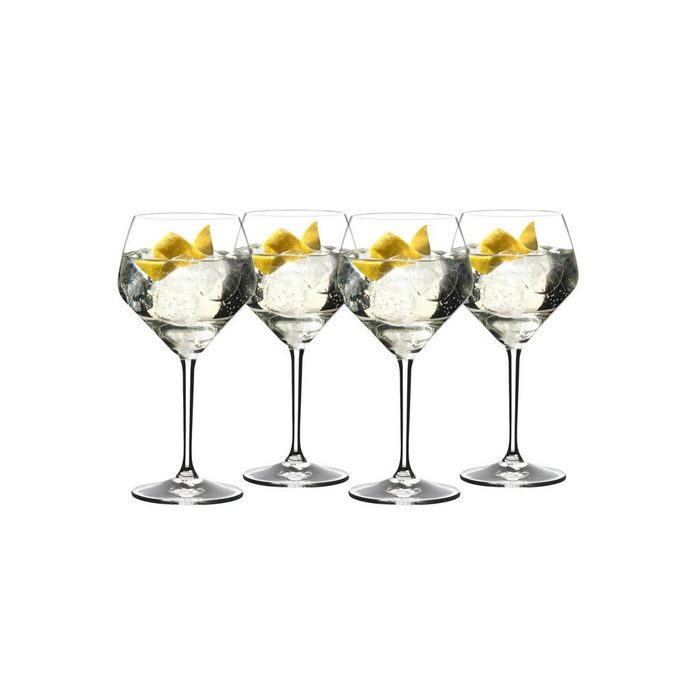 RIEDEL Glas Cocktailglas Gin Stielgläser Kristallglas 4er Set