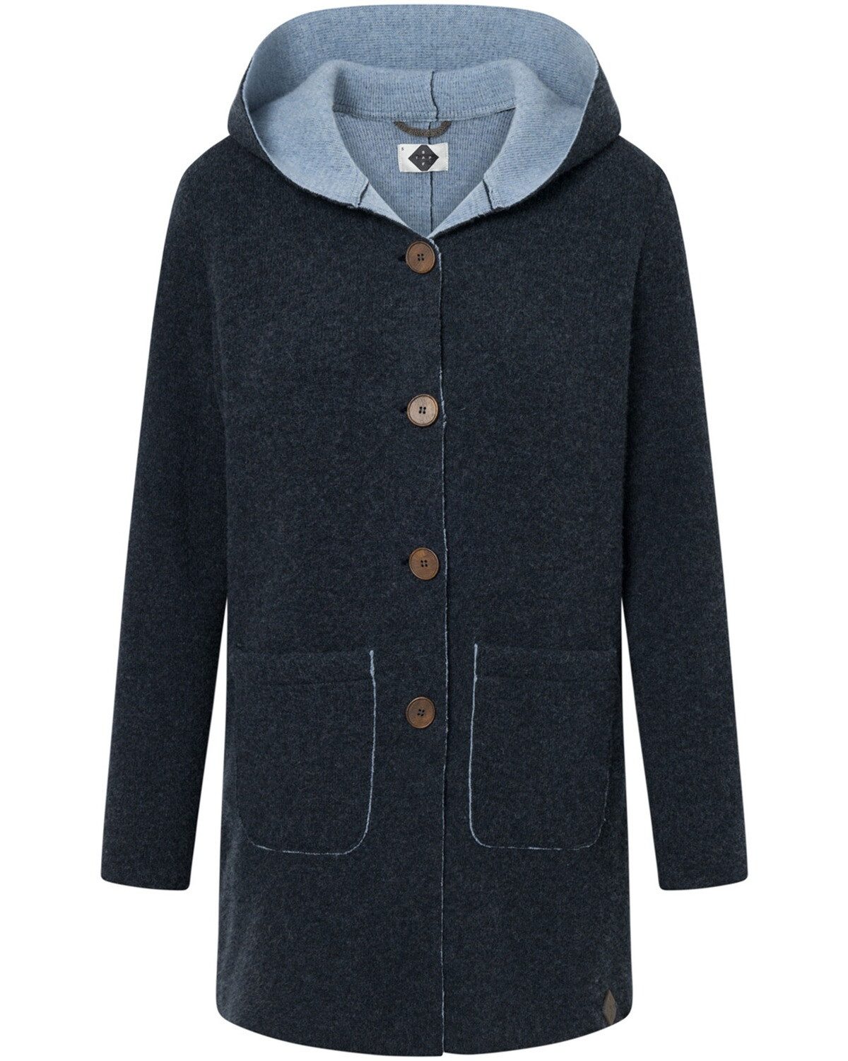 Stapf Strickmantel Kapuzen-Strickmantel Alina