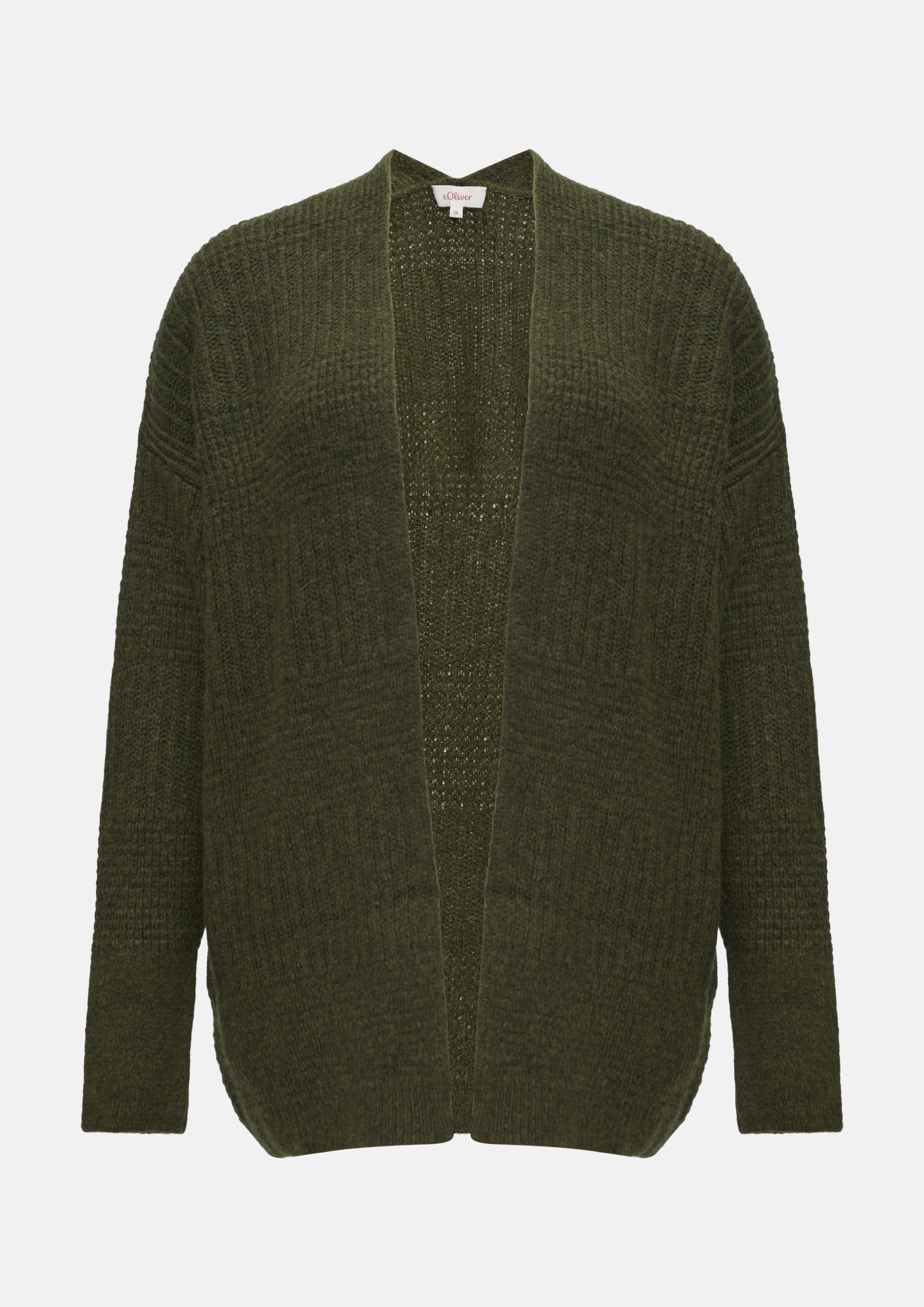 s.Oliver Strickjacke Flauschige Strickjacke in Oversize günstig online kaufen