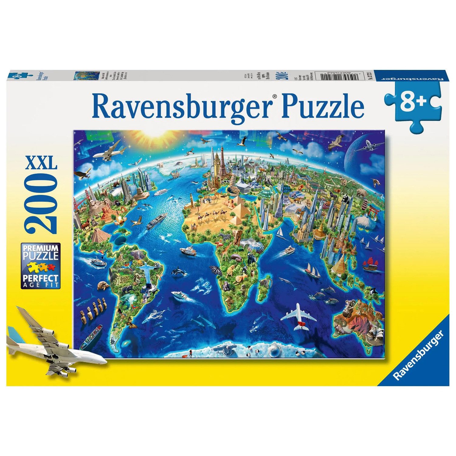 Ravensburger Puzzle Große, weite Welt. Kinderpuzzle 200 Teile, 200 Puzzleteile