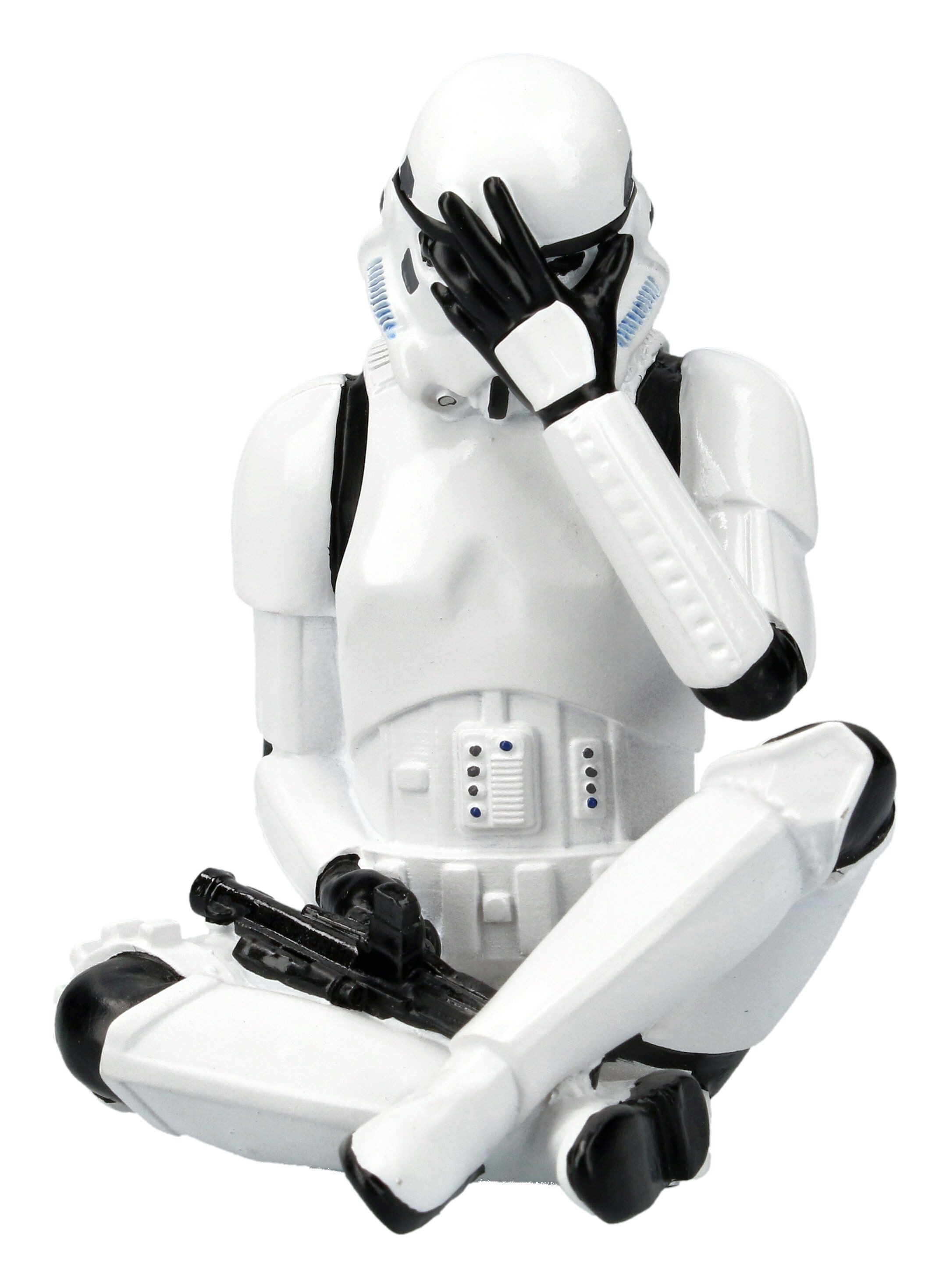 Figuren Shop GmbH Dekofigur Stormtrooper Figur - Nichts böses sehen - Film Merchandise