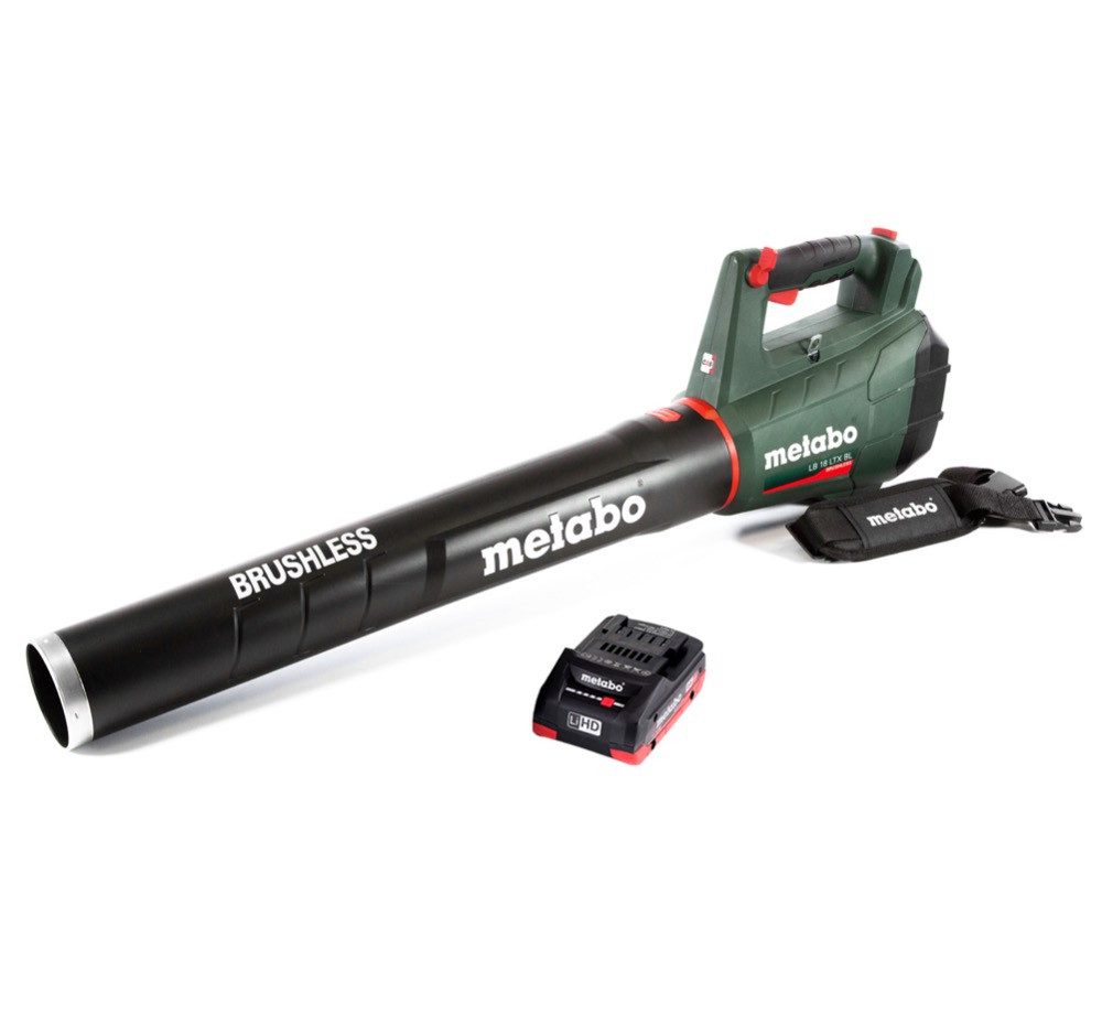 metabo Akku-Laubbläser LB 18 LTX BL Akku Laubbläser 18 V Brushless + 1x Akku 4,0 Ah