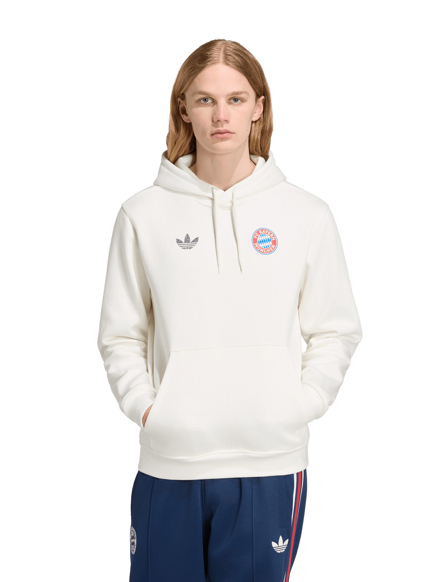 adidas Performance Kapuzenpullover FC Bayern München, Hoodie Graphic, Herren, Weiß