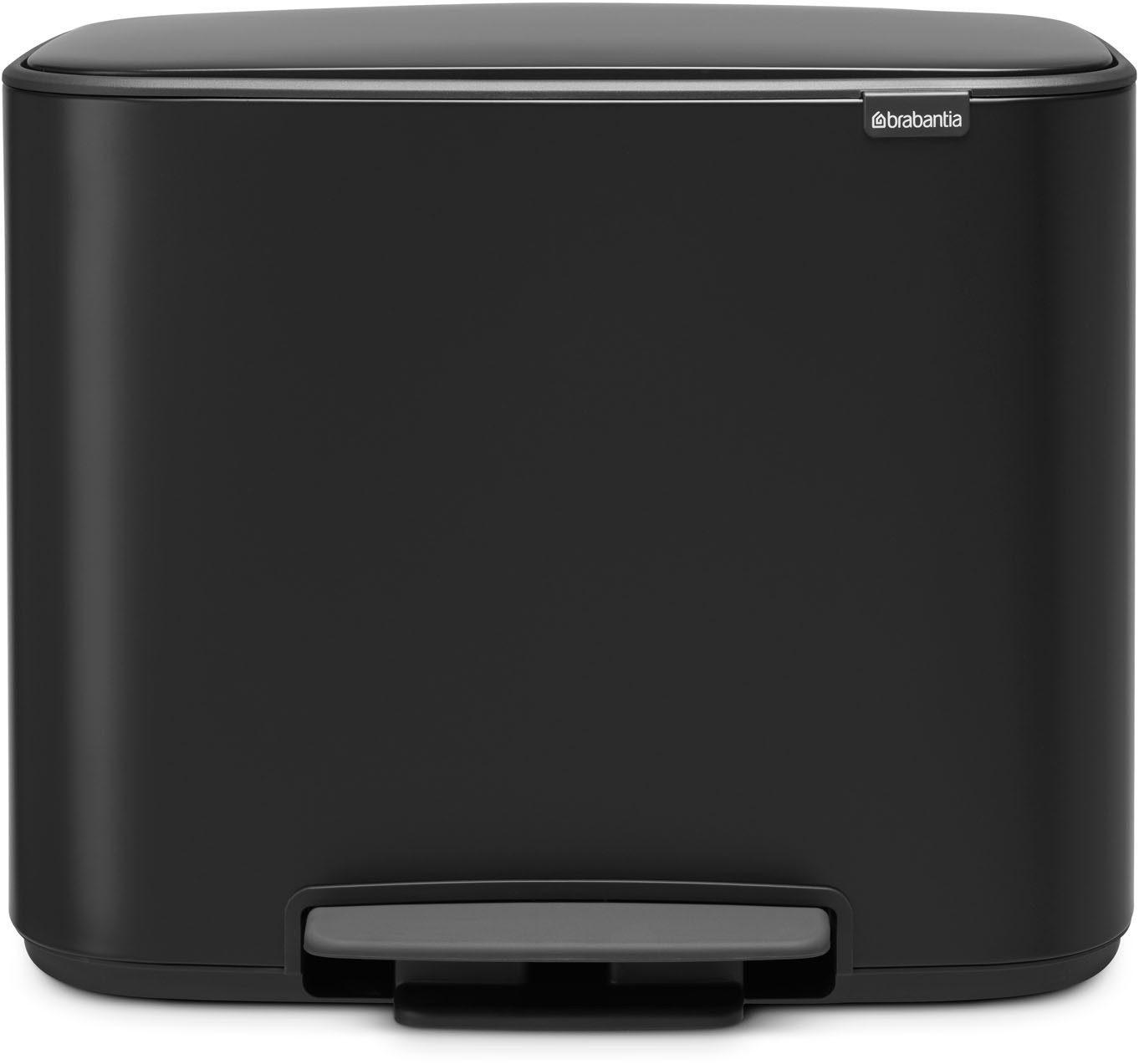 Brabantia Mülleimer Bo Treteimer, 11 + 23L, sanft schließender Deckel, mit leichter Pedalbedienung