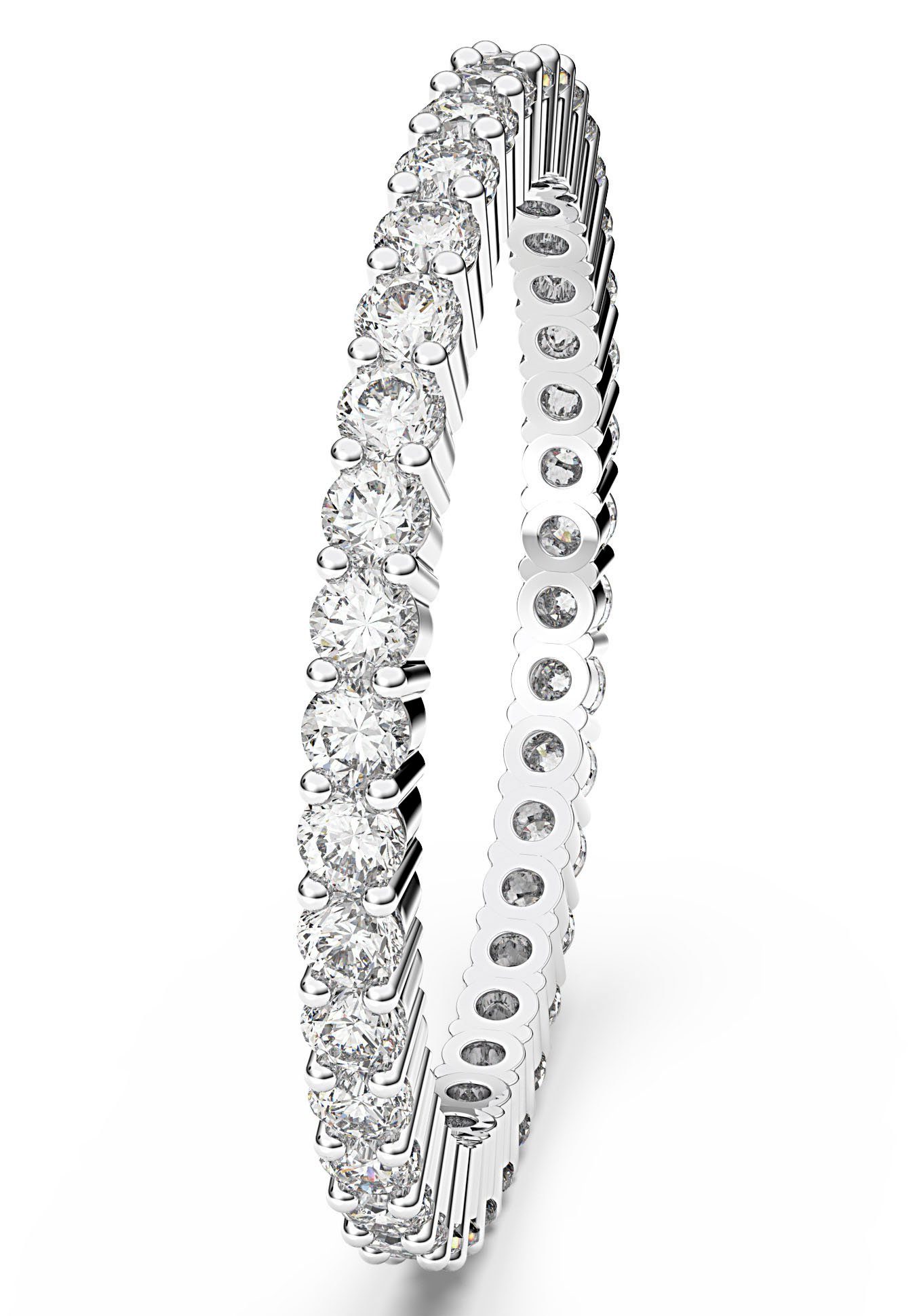 Swarovski Fingerring Matrix Tennis Vittore, mit Swarovski® Kristall