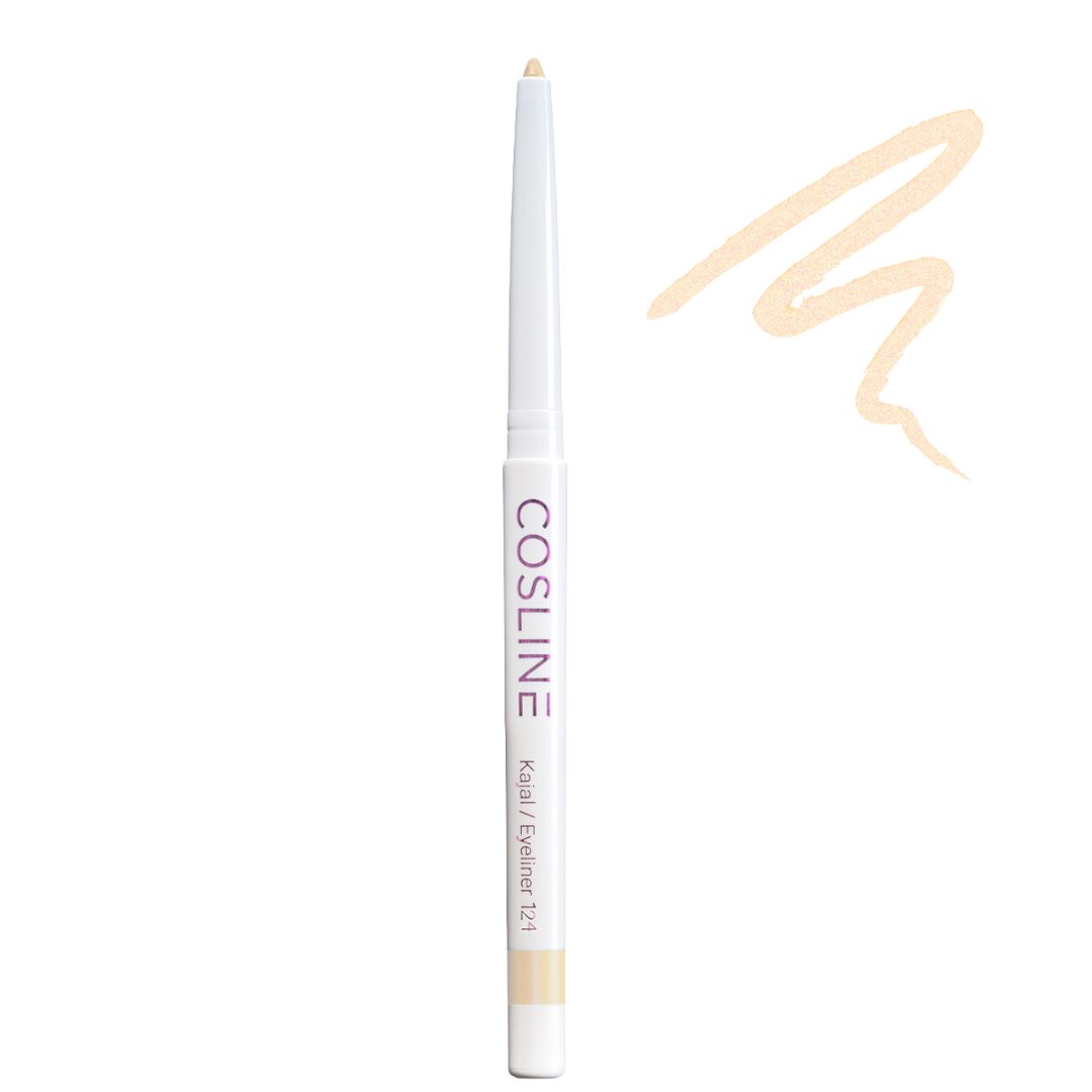 Cosline Cosmetics Kajal wasserfest, langanhaltend, cremig, 25 Farben, intensive Pigmentierung