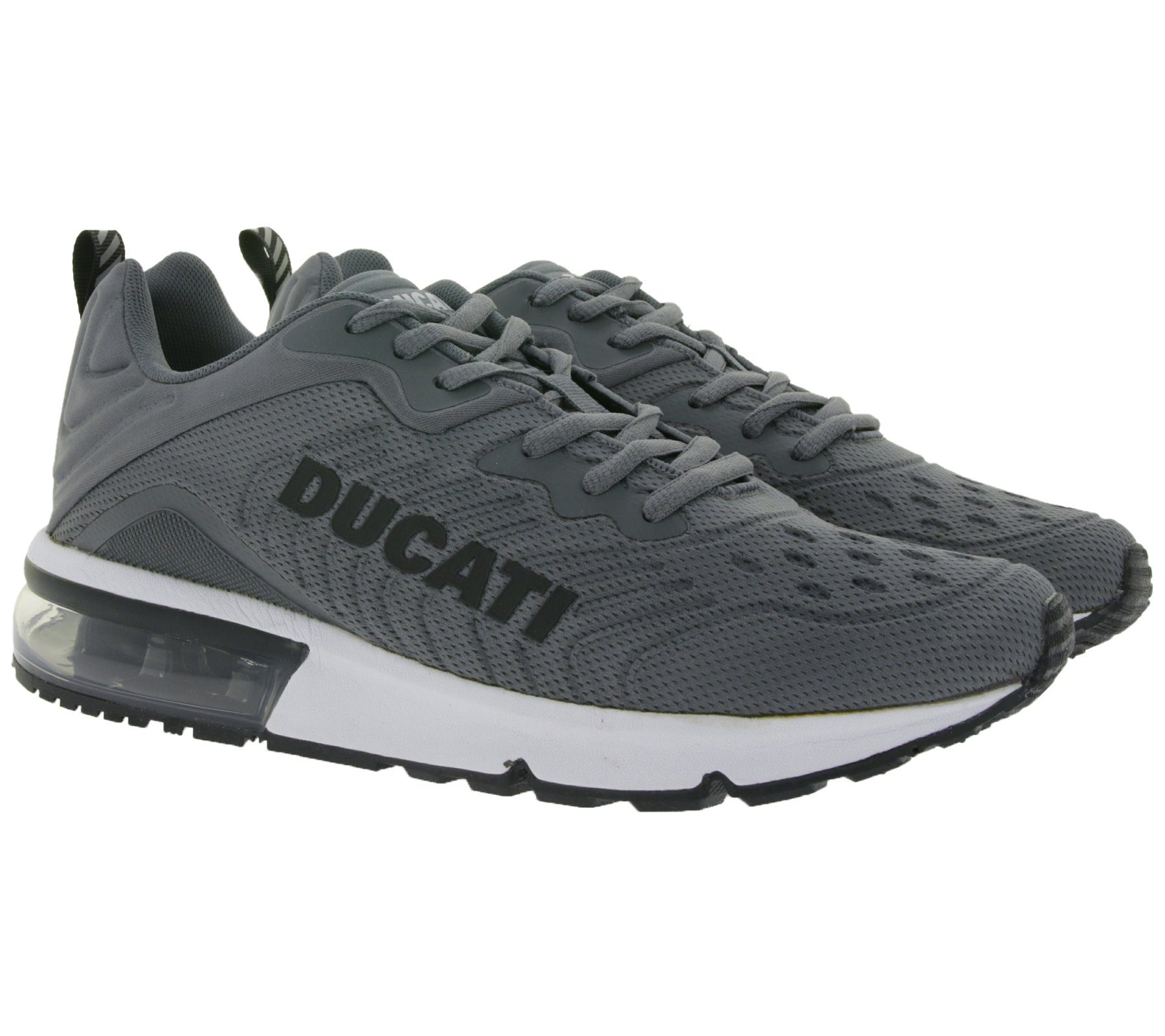 Ducati »DUCATI Istanbul Herren Turnschuhe gedämpfte Sneaker DS440 03  Freizeit-Schuhe Grau/Weiß« Sneaker