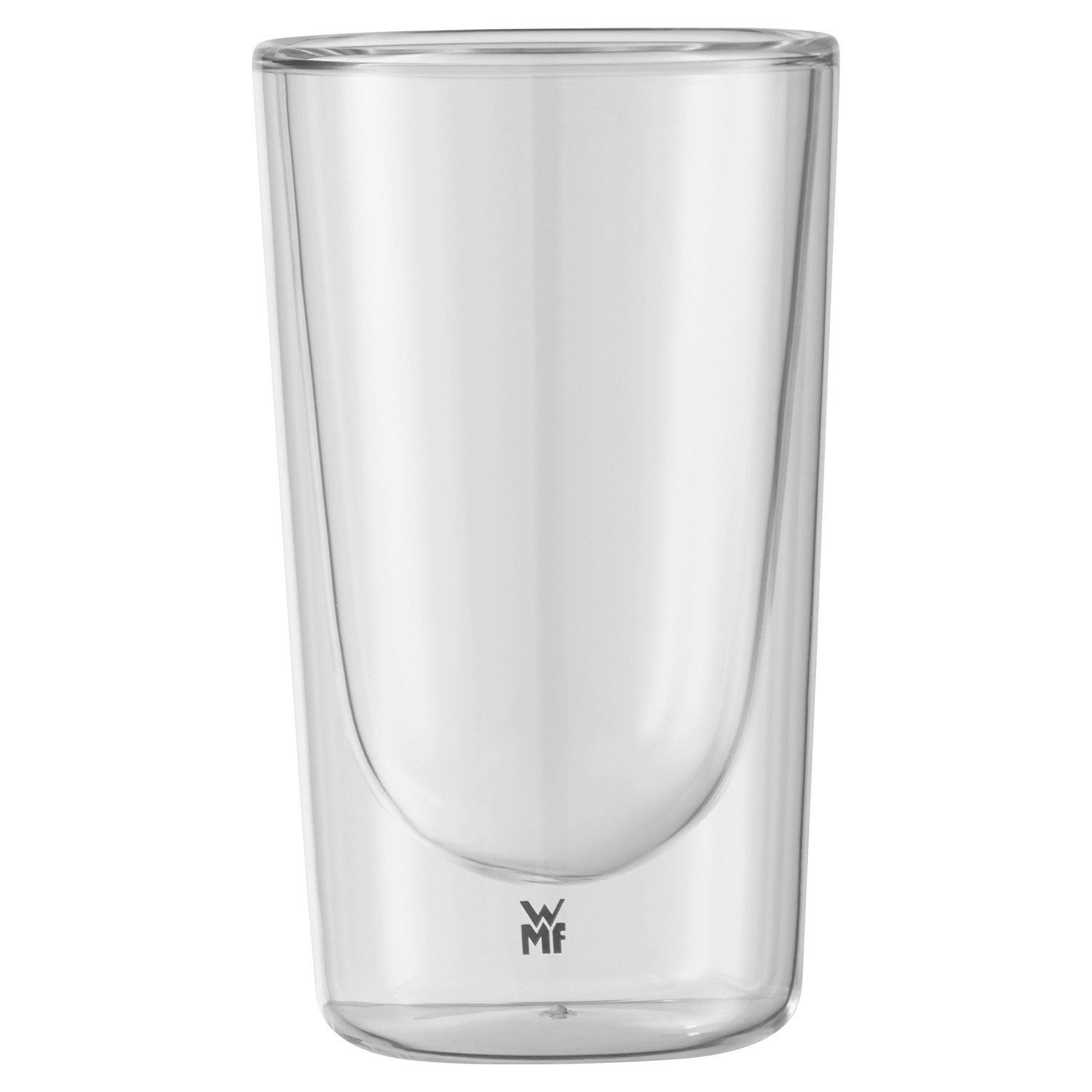 WMF Latte-Macchiato-Glas KINEO, 2er Set, 270 ml, Transparent, 2-tlg., Borosilikatglas, hitzebeständig bis 120 °C, Spülmaschinengeeignet