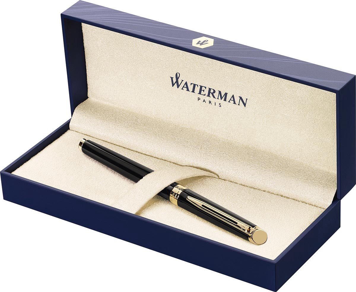 Waterman Füllhalter Hémisphère, (1-tlg), Medium Spitze, 23k Goldrand, für Rechts- und Linkshänder