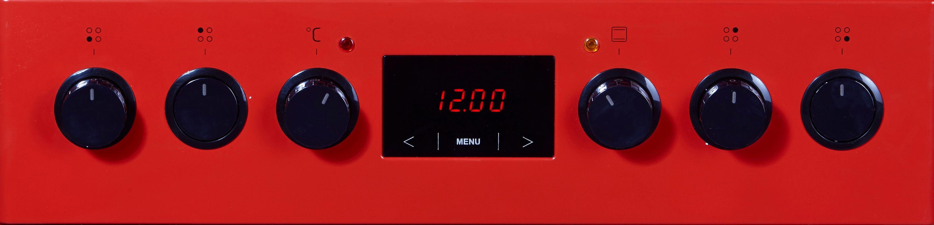 Amica Elektro-Standherd SHC 11504 R, mit 2-fach-Teleskopauszug, Steam Clean, Komfortables Kochen und Backen mit bequemer Handhabung – Bild 4 von 5