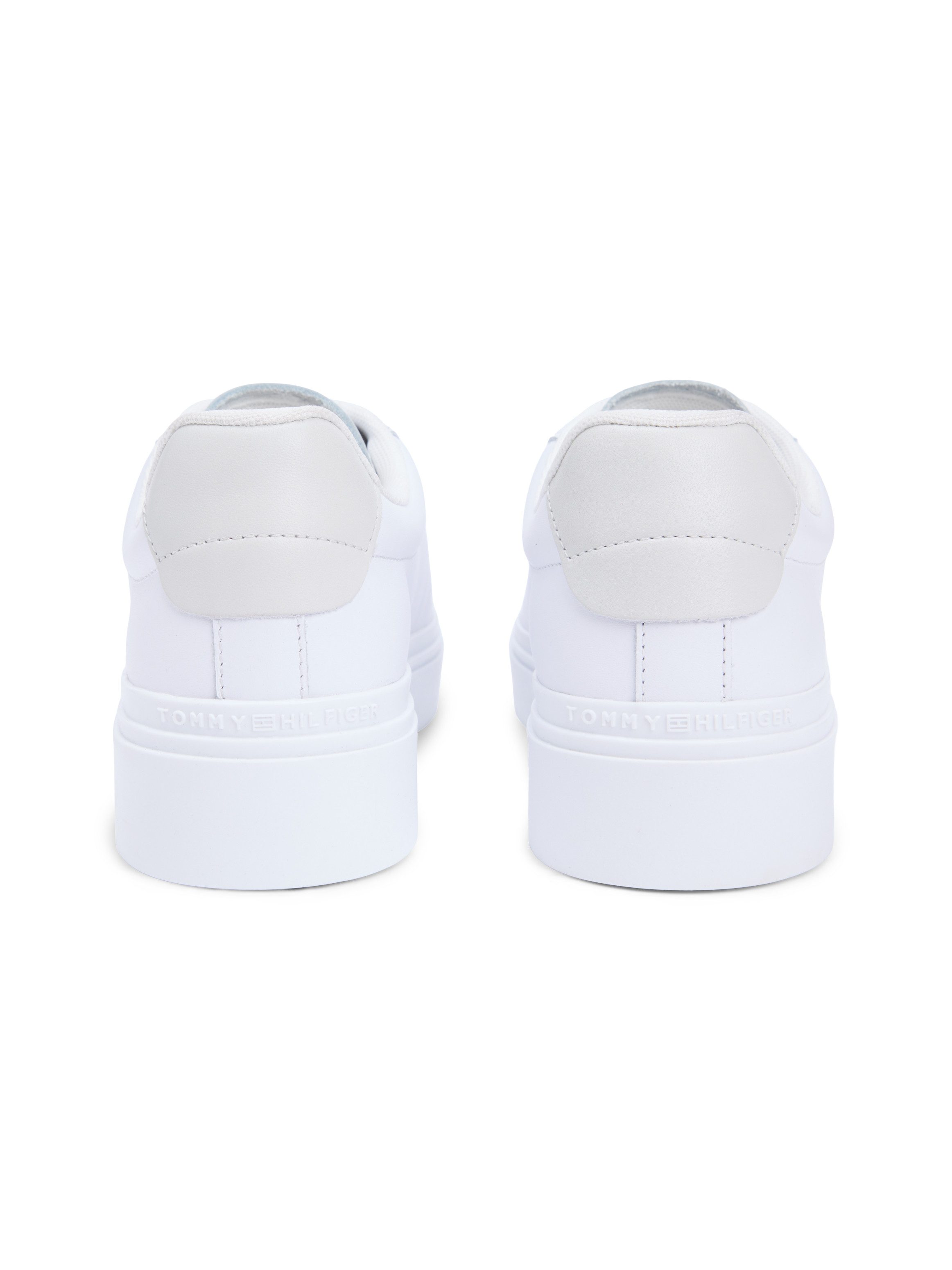 Tommy Hilfiger TH CHIC CUPSOLE PLATFORM Plateausneaker Freizeitschuh, Halbschuh, Schnürschuh mit Ziernähten