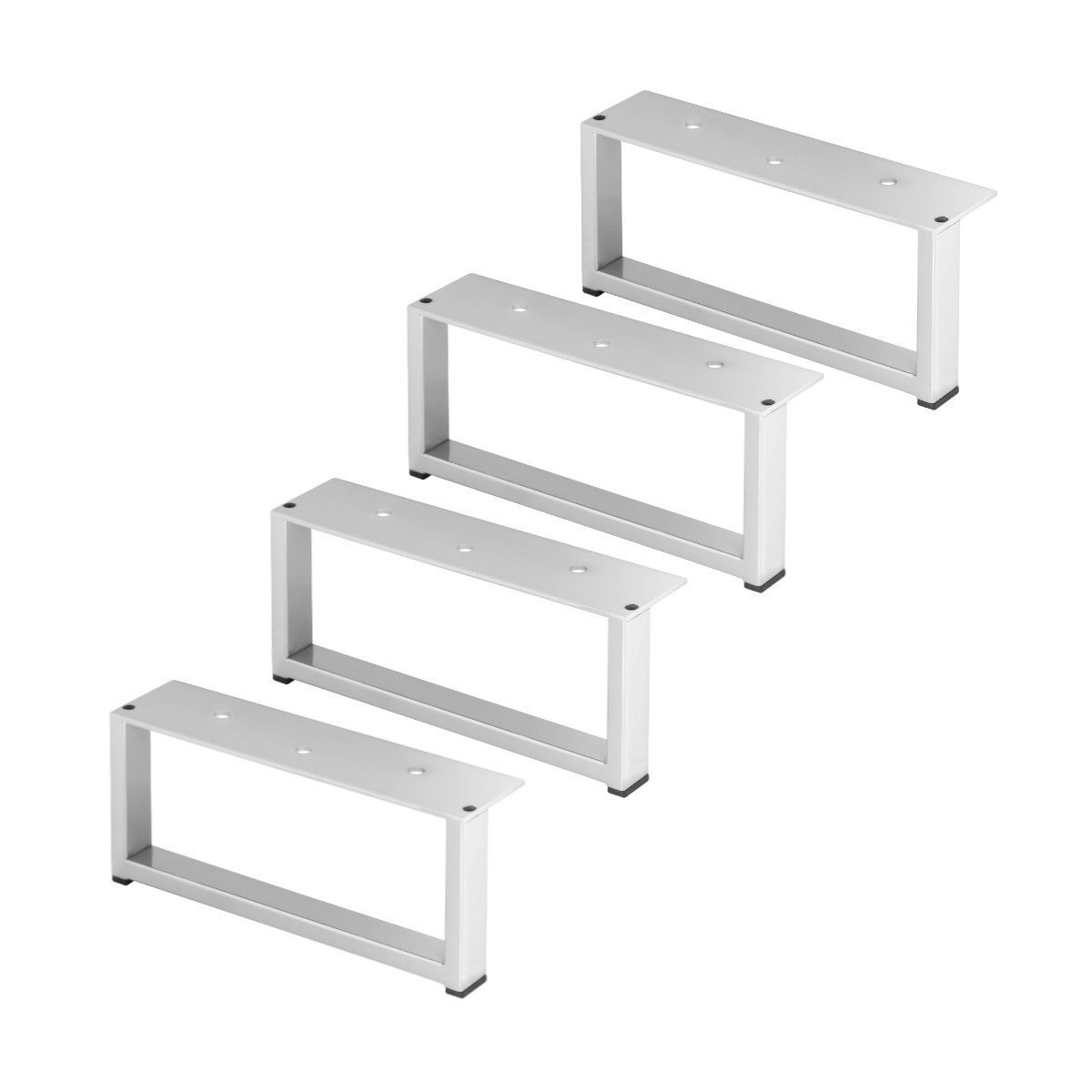 Prima-Online Мебельfuß Мебельfuß 4 x Rechteckiges Мебельbein, Ножки для мебели, Schrankfuß Sofafuß, H: 87mm