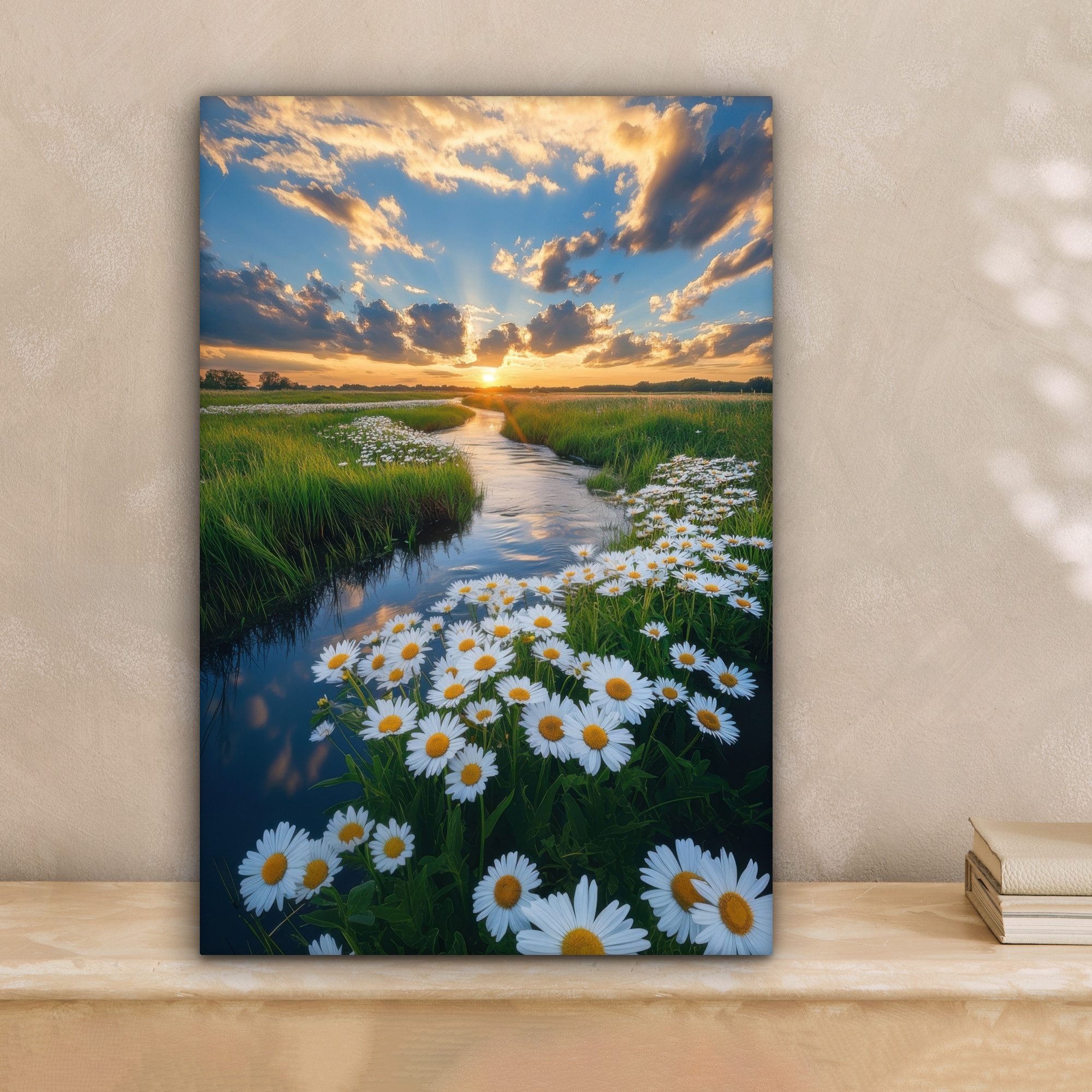 OneMillionCanvasses® Leinwandbild Strom - Landschaft - günstig online kaufen