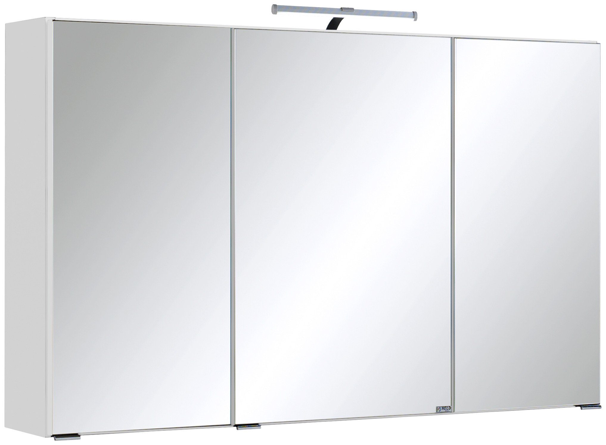 welltime Spiegelschrank Texas Breite 100 cm, mit LED-Aufbauleuchte