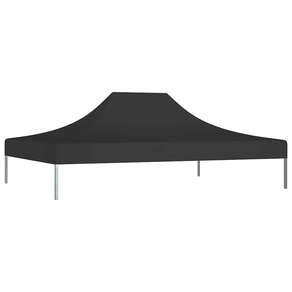 vidaXL Pavillon-Ersatzdach Partyzelt-Dach 4,5x3 m Schwarz 270 g/m², 430 x 290 cm