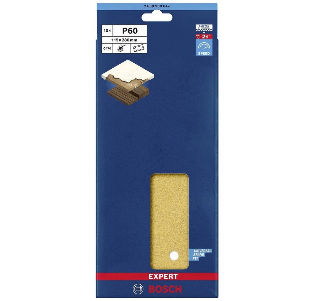 Thumbnail - BOSCH Schleifpapier Schleifpapier mit 14 Löchern für, gelocht