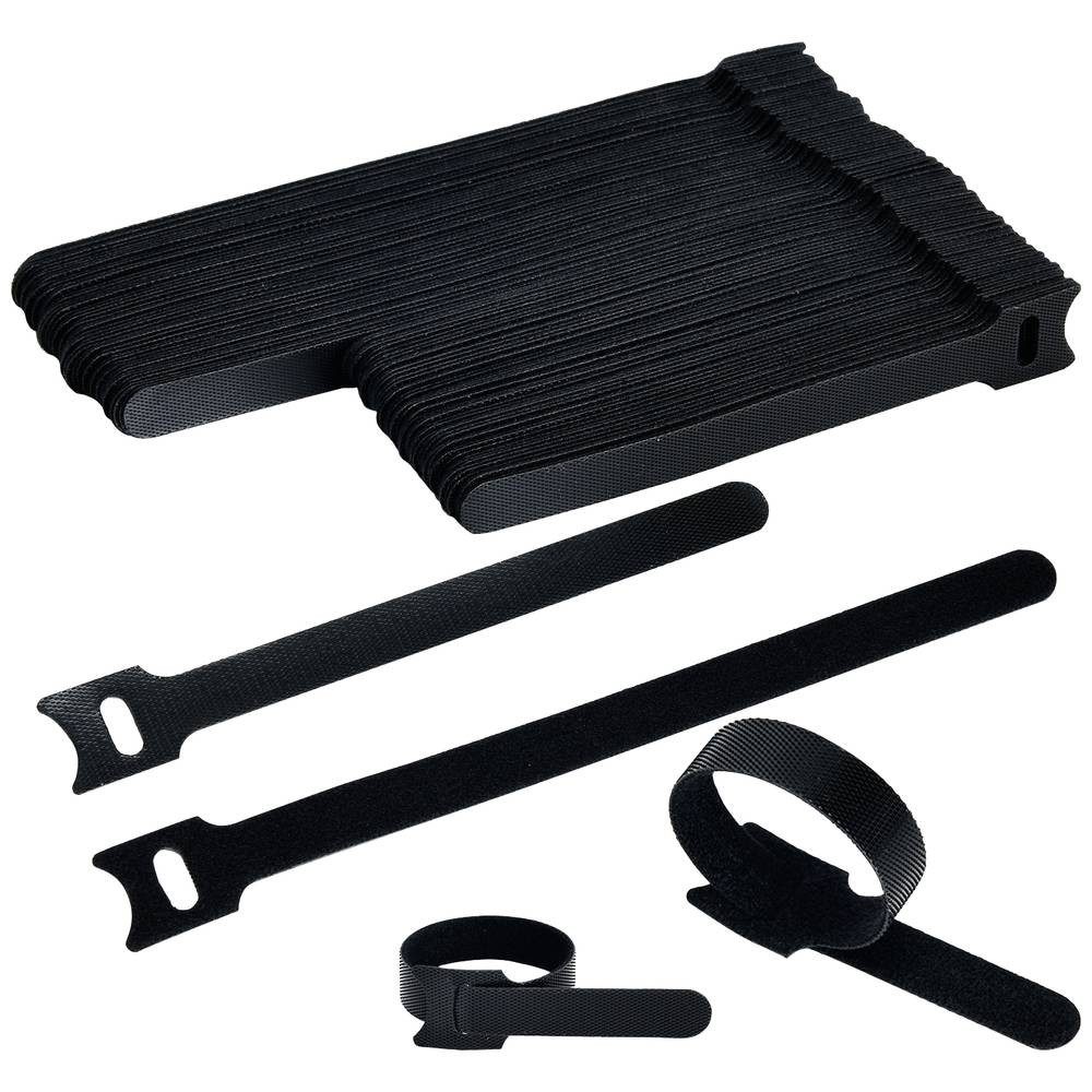 TRU COMPONENTS Klettband Klett-Kabelbinder 150-200 x 12 mm 100 St TC-12888508