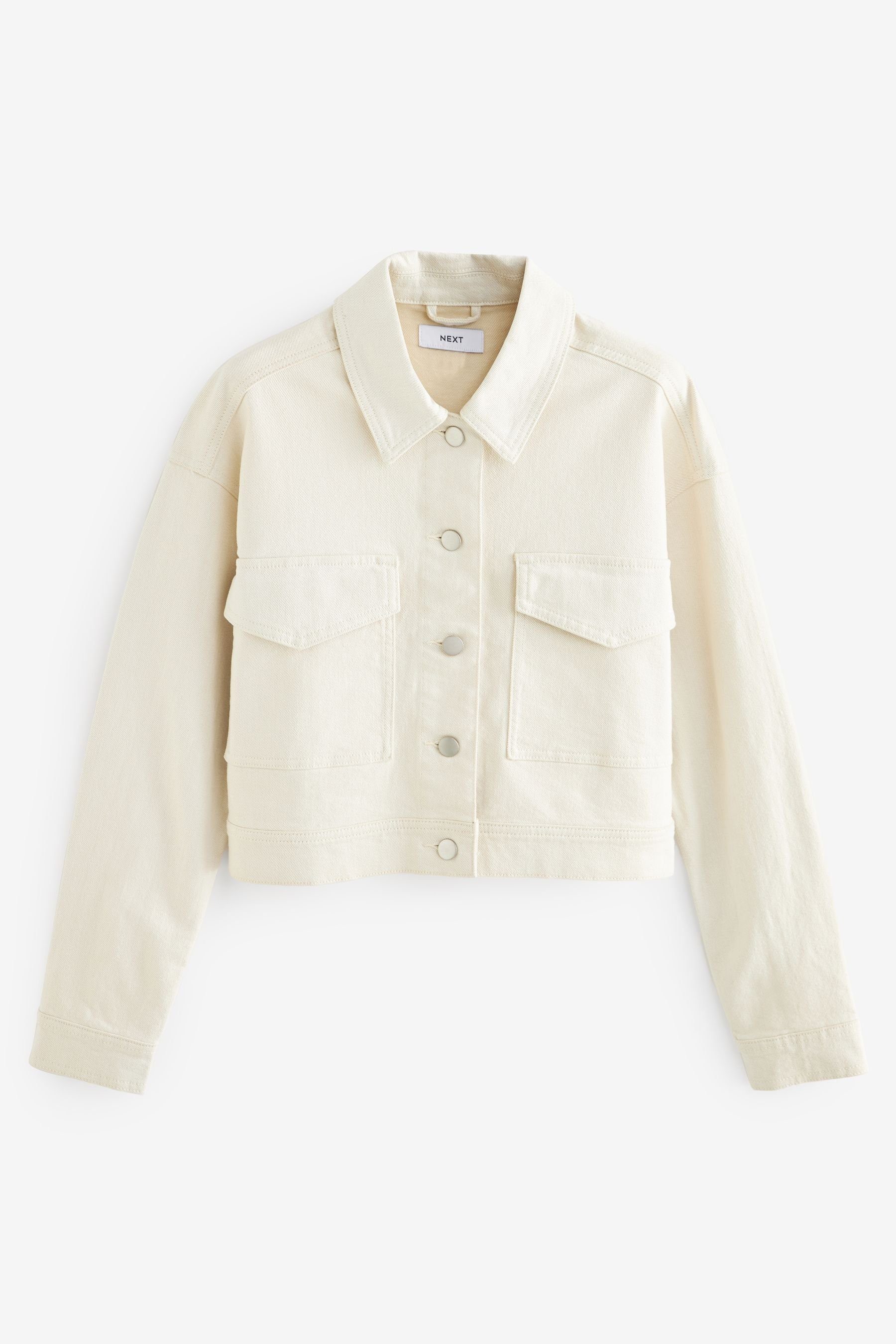 Kurzjacke Verkürzte Utility-Jacke, Kurzgröße