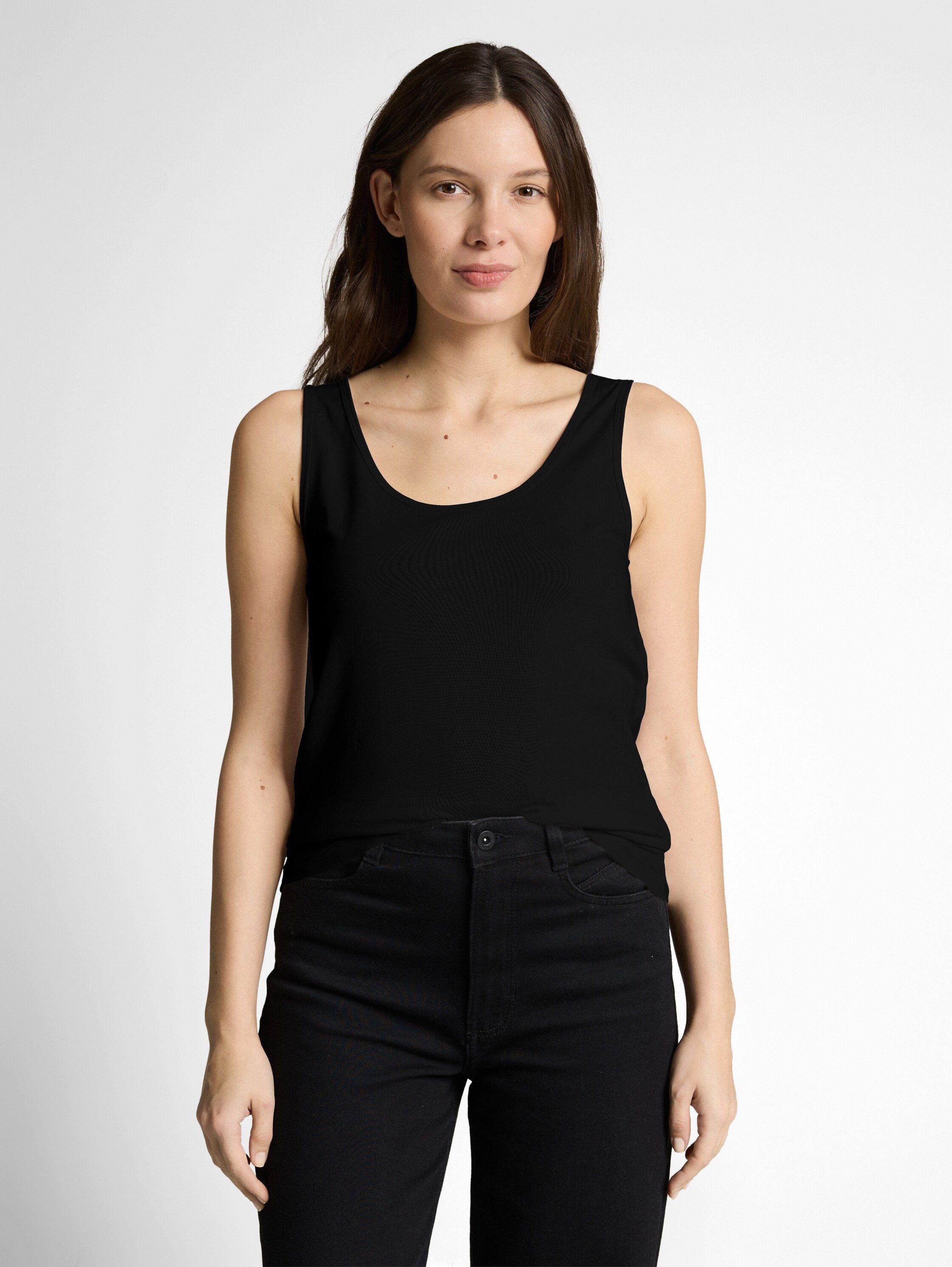 TOM TAILOR Trägertop Fitted mit Stretch