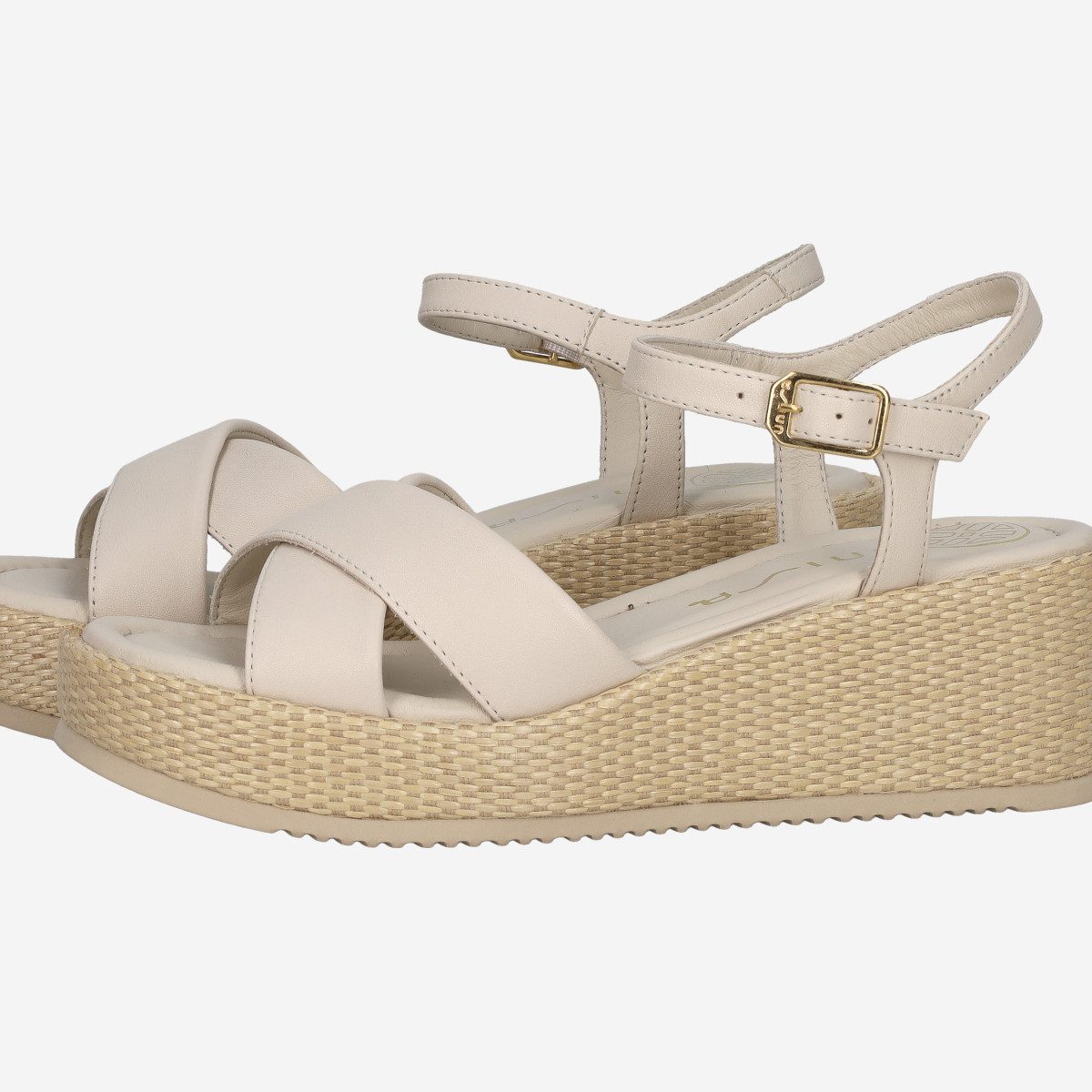 Unisa Unisa KEEN_GRA IVORY, Sandaletten, Creme/Weiß, Damen Sandalette