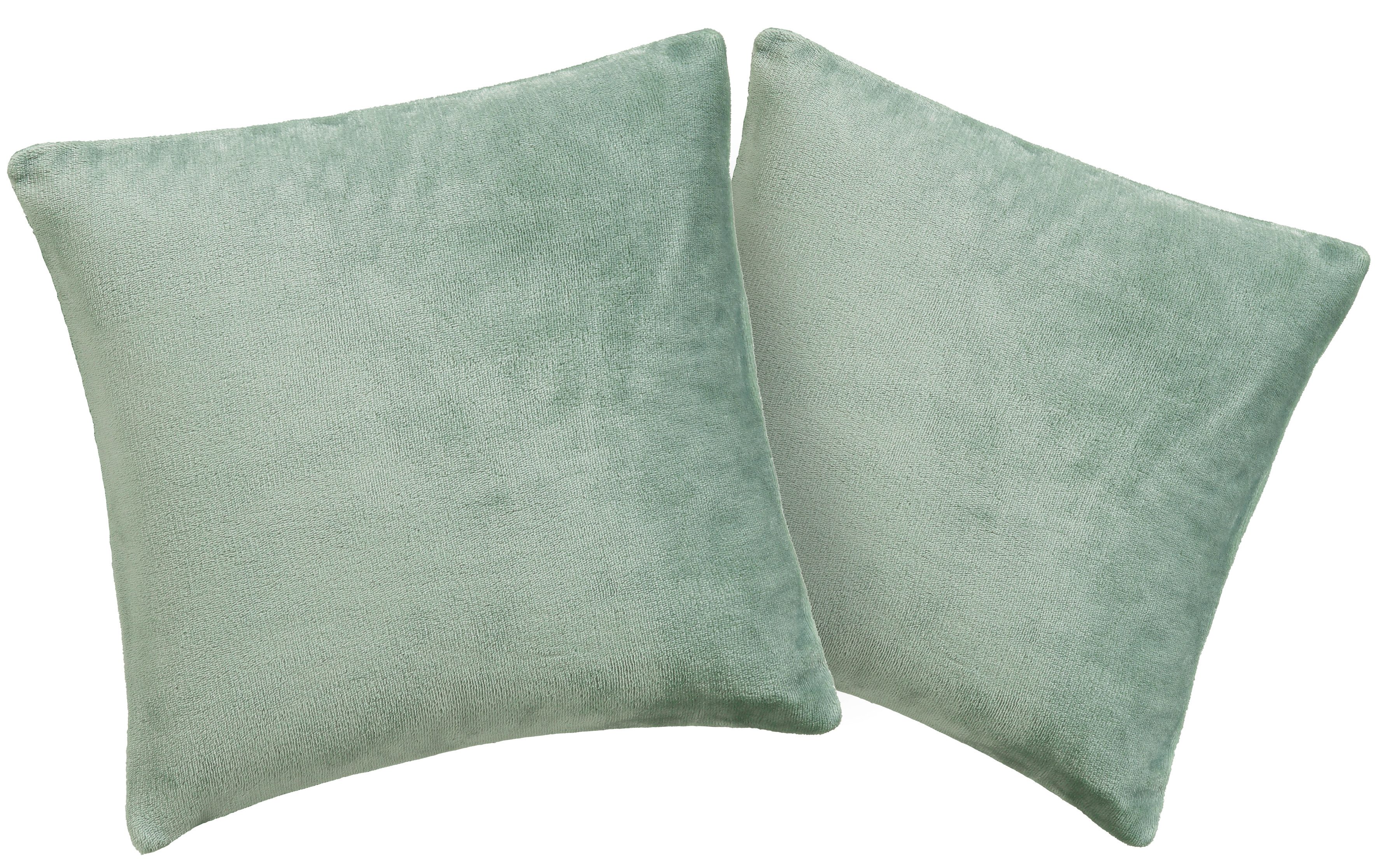 my home Kissenbezug Desner3, (2 Stück), Kissenhülle mit Reißverschluss, Cas günstig online kaufen