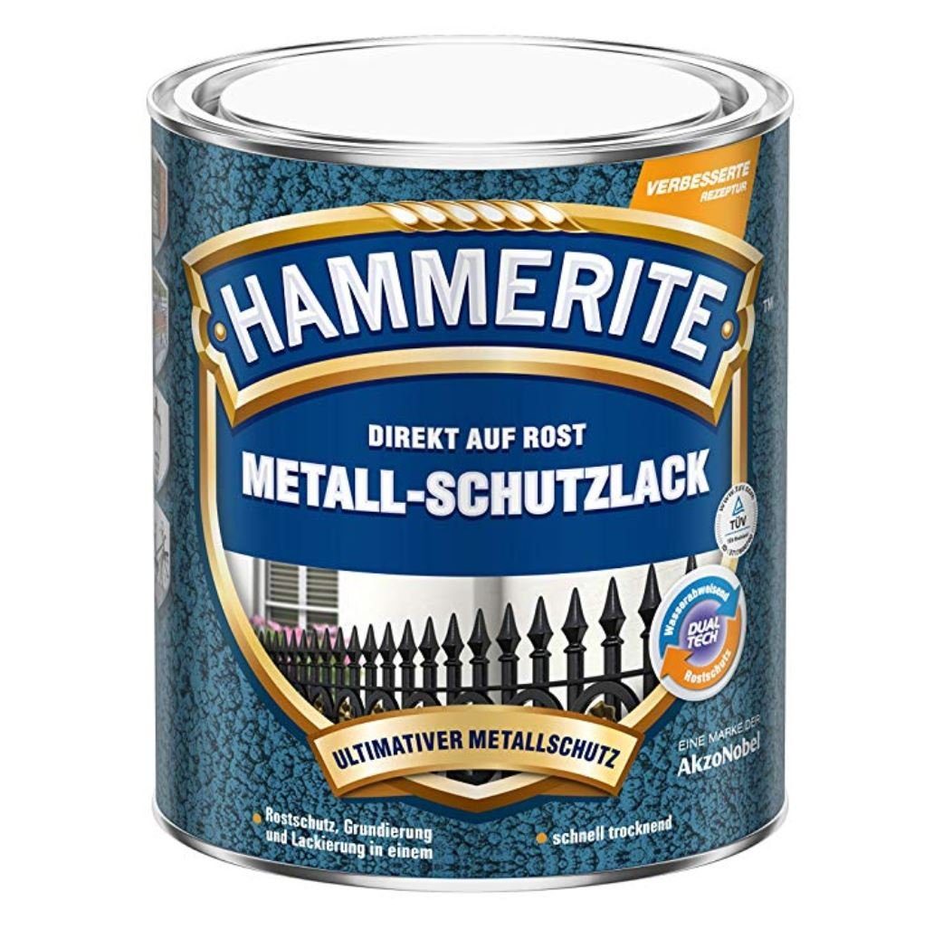 Metallschutzlack AKZO NOBEL 5087624 (Hammerite) Metall-Schutzlack Hammerschlag Schwarz