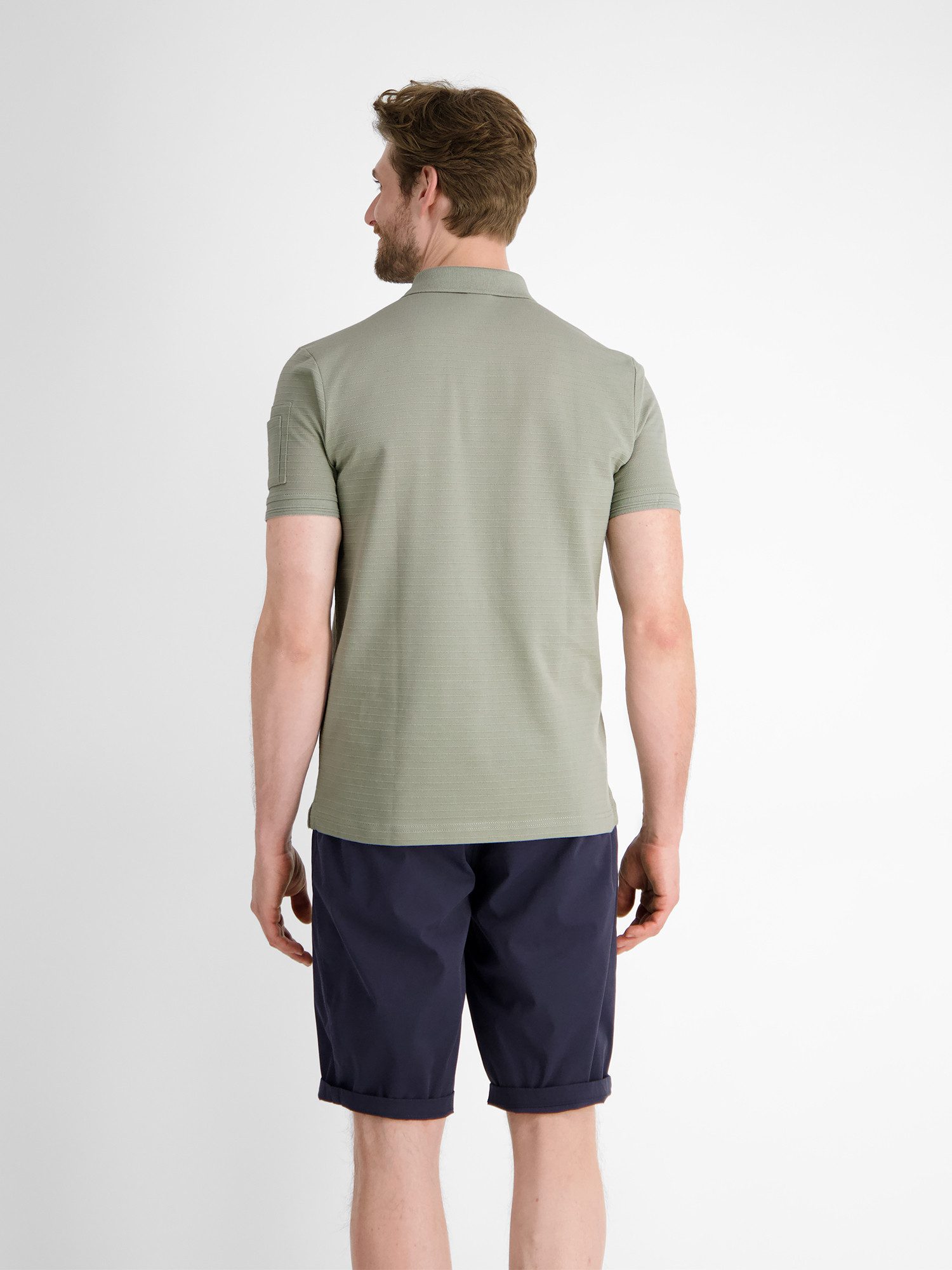 LERROS Poloshirt "LERROS Herren Poloshirt, tonal gestreift" günstig online kaufen