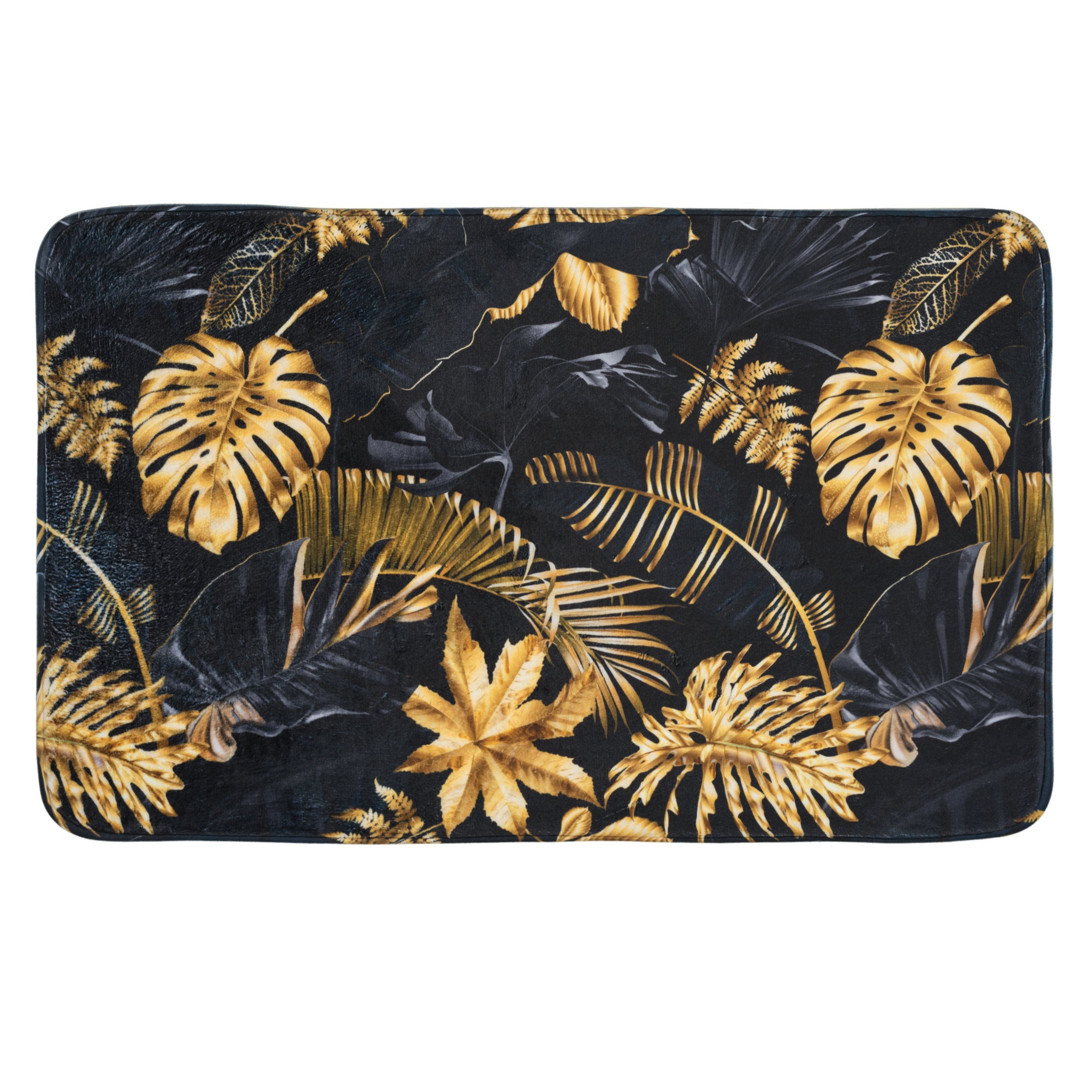 Sanilo Badematte Golden Leaves, rutschhemmend, waschbar, günstig online kaufen