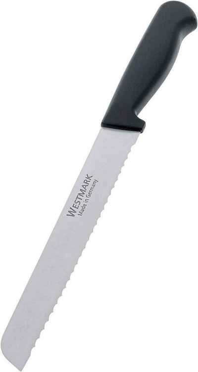 WESTMARK Brotmesser Brotmesser, mit langer Wellenschliff-Klinge, Klingenlänge: 18,5 cm